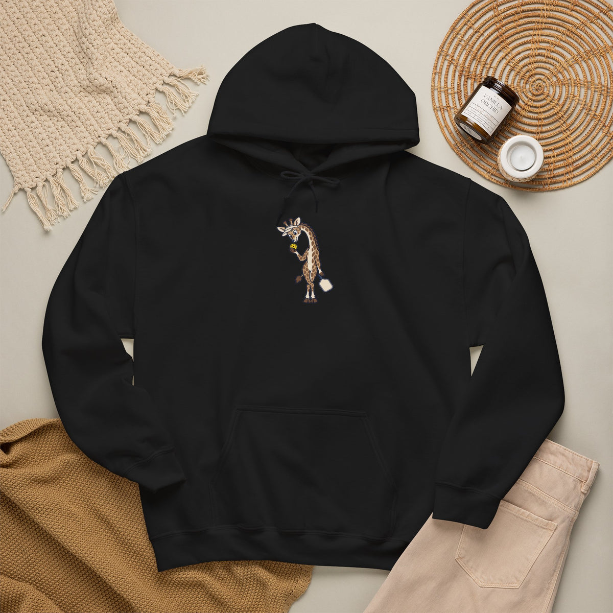 Giraffe pickleball hoodie, Head and Shoulders Above the Kitchen
