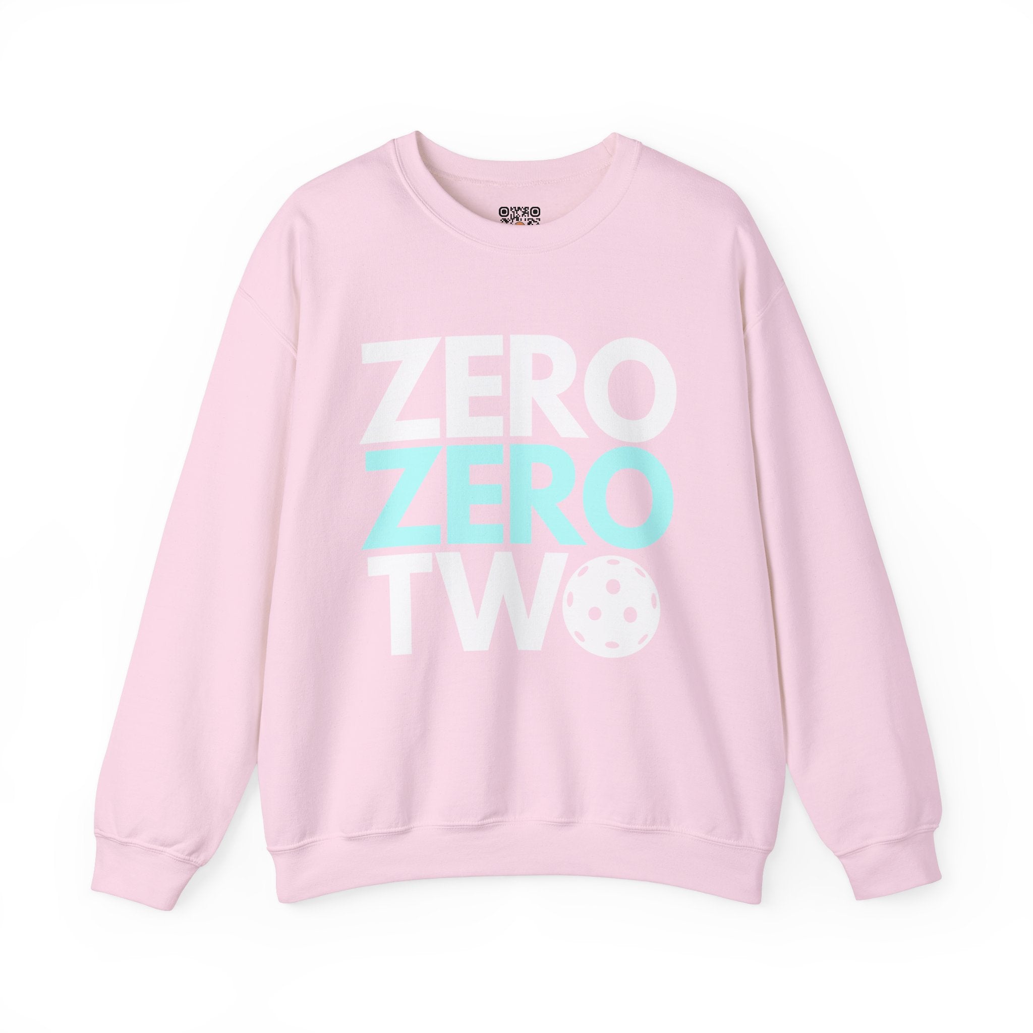 Pickleball Crewneck Sweatshirt - Zero, Zero, Two. - Pickleball Sweatshirt for Women & Men