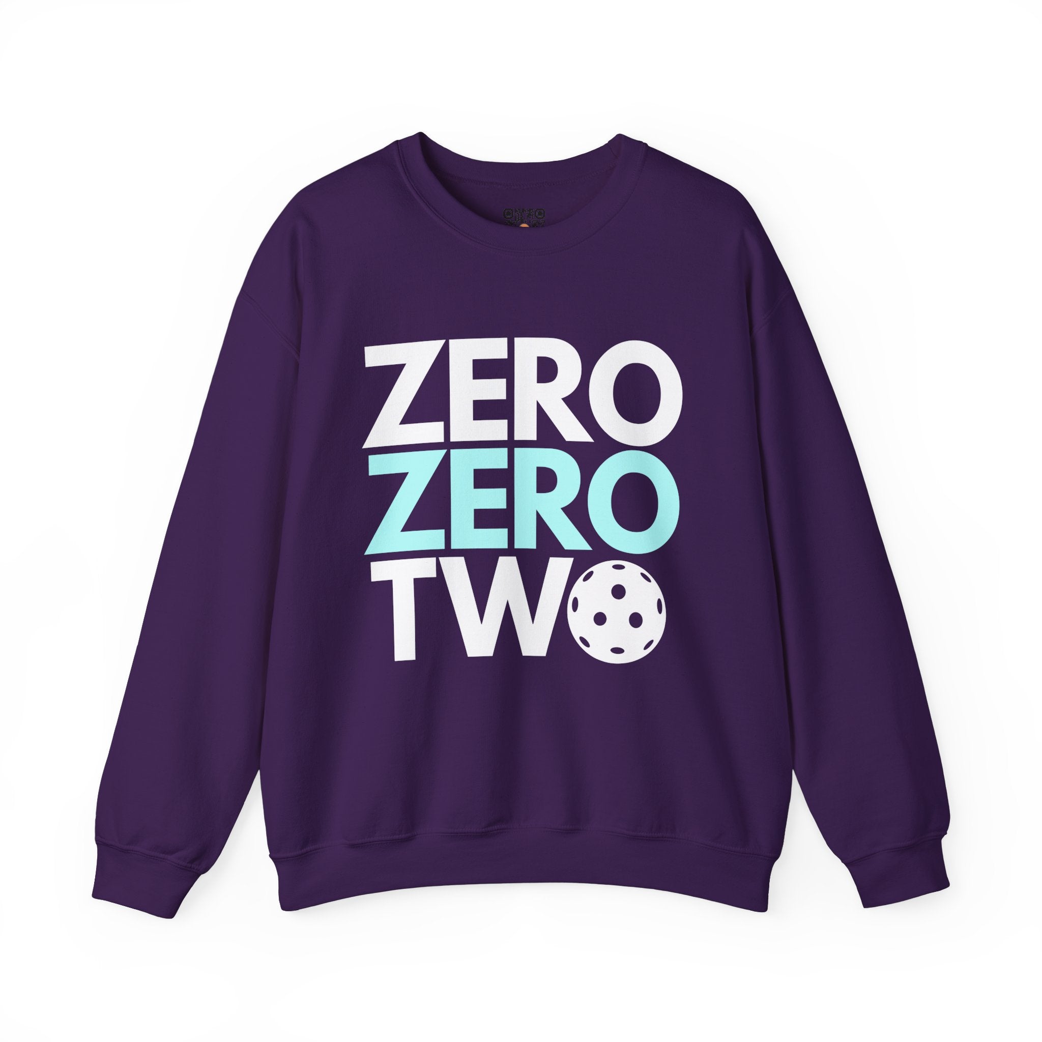 Pickleball Crewneck Sweatshirt - Zero, Zero, Two. - Pickleball Sweatshirt for Women & Men