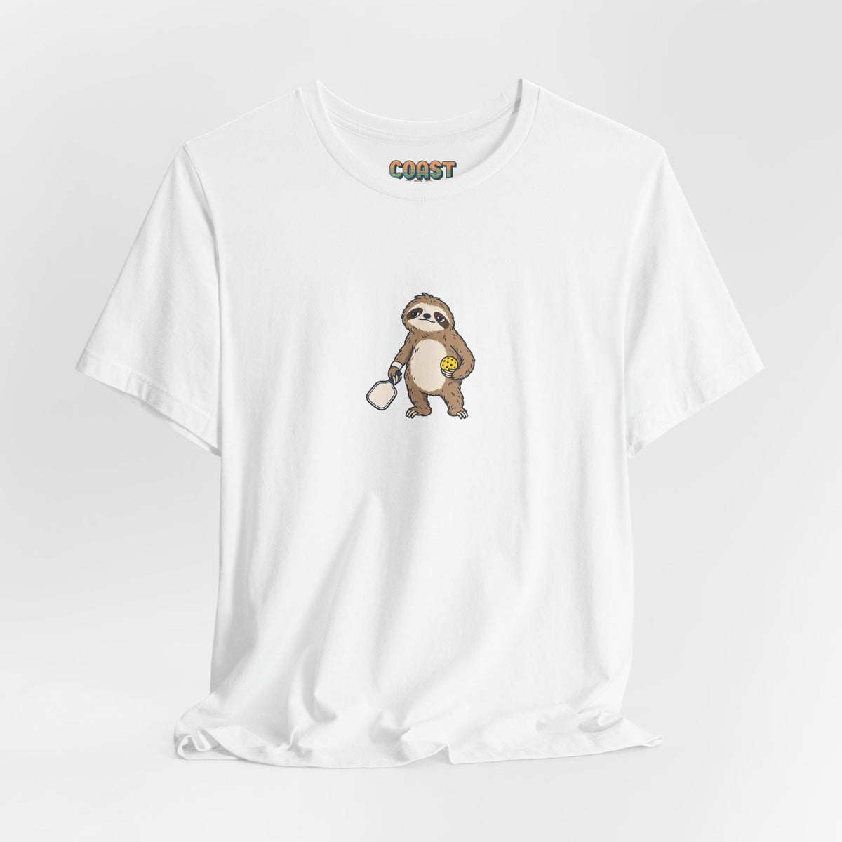 Sloth pickleball t-shirt, Saving Energy for Game Point