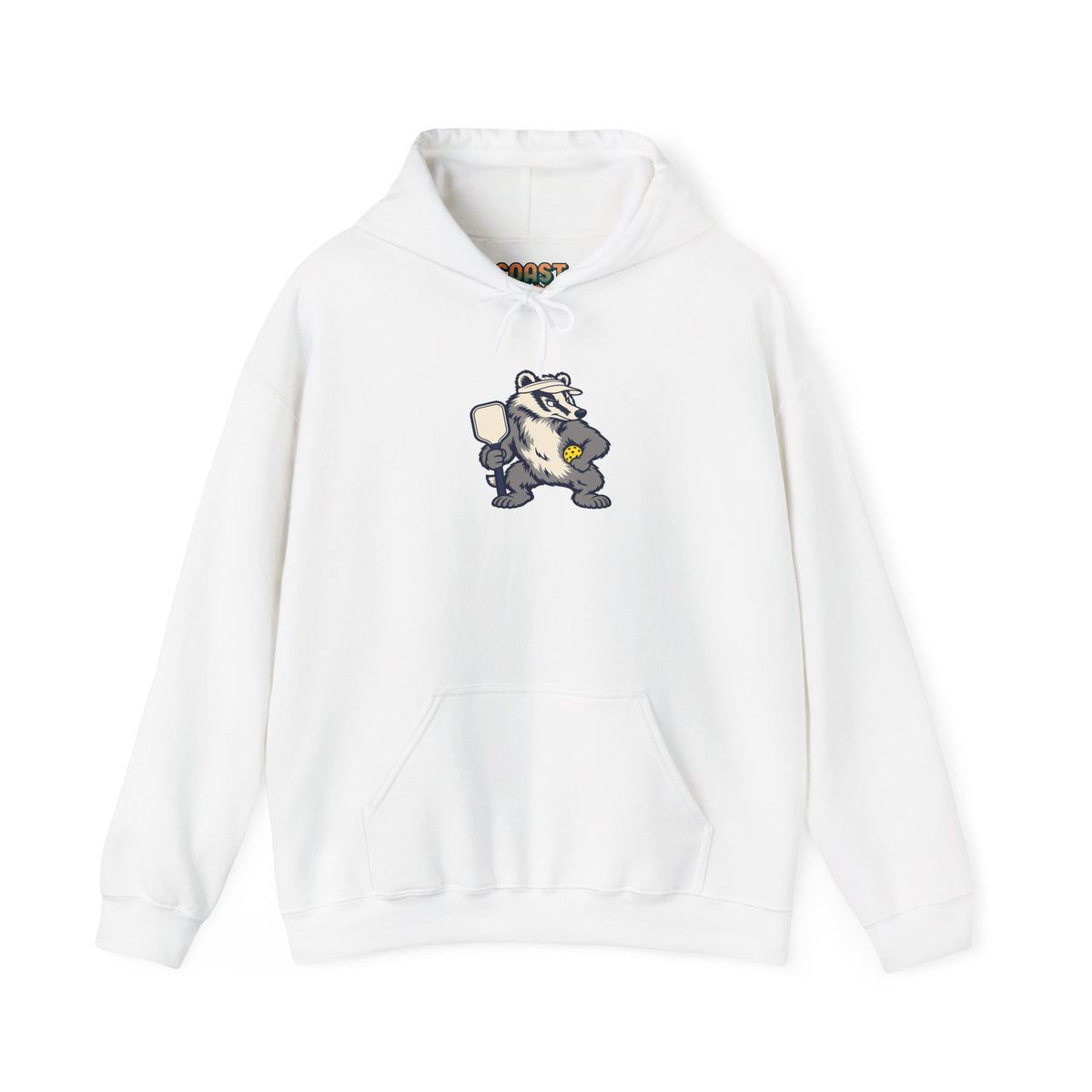 Badger pickleball hoodie in White