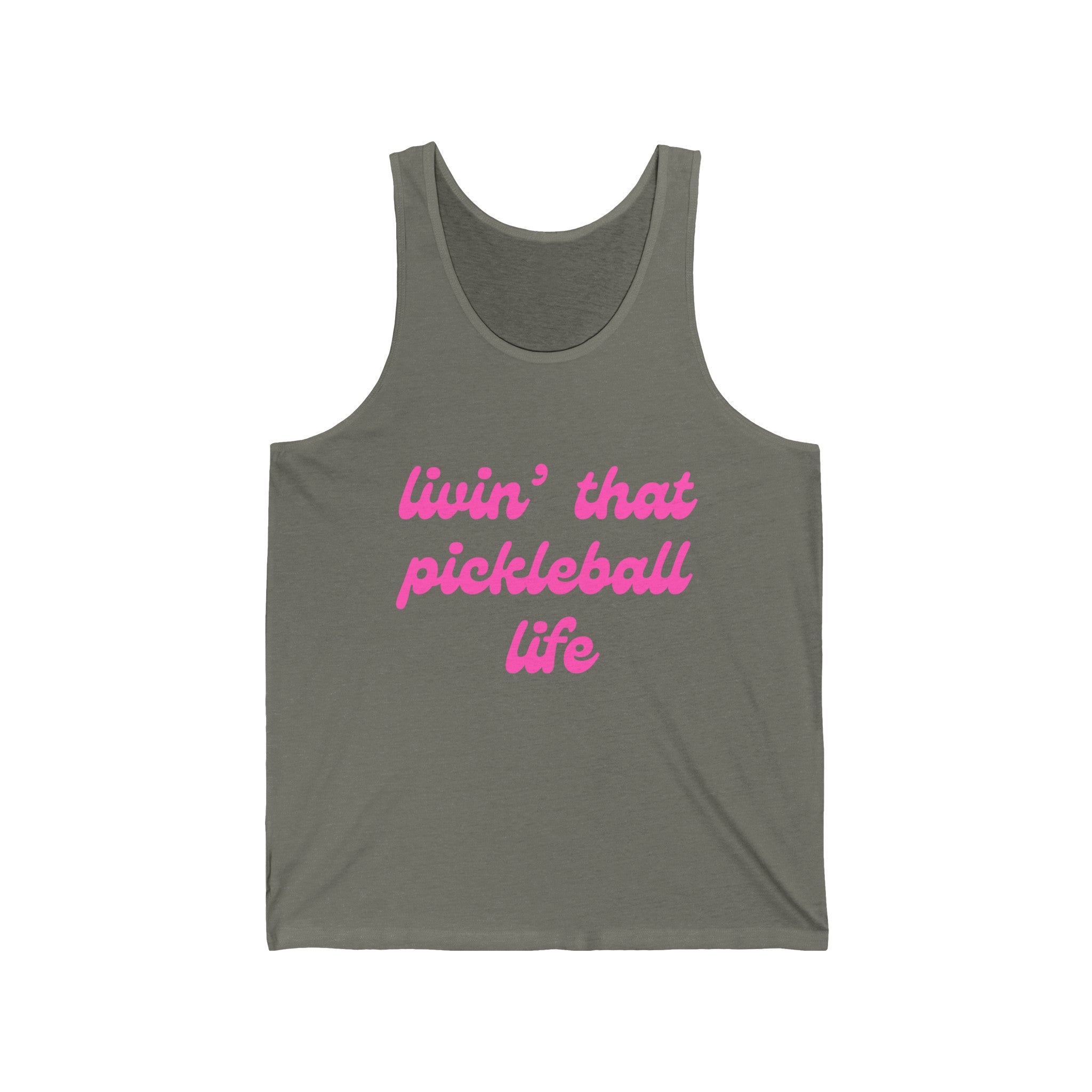 Pickleball Tank | Livin' that Pickleball Life | Pink Wednesdays Collection