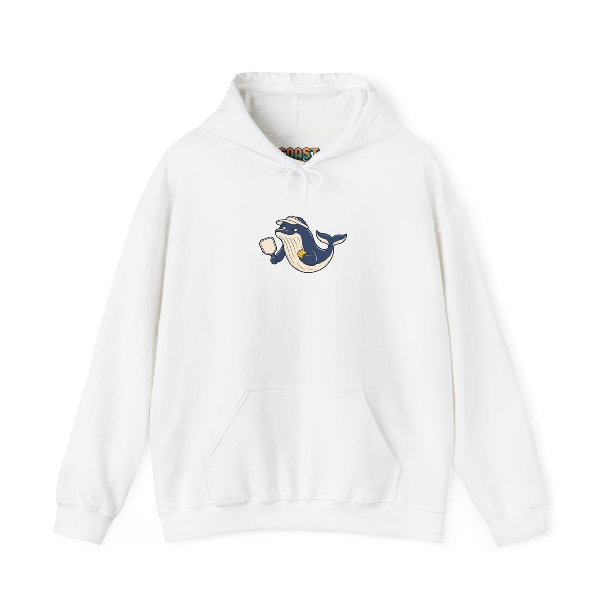Whale pickleball hoodie in White