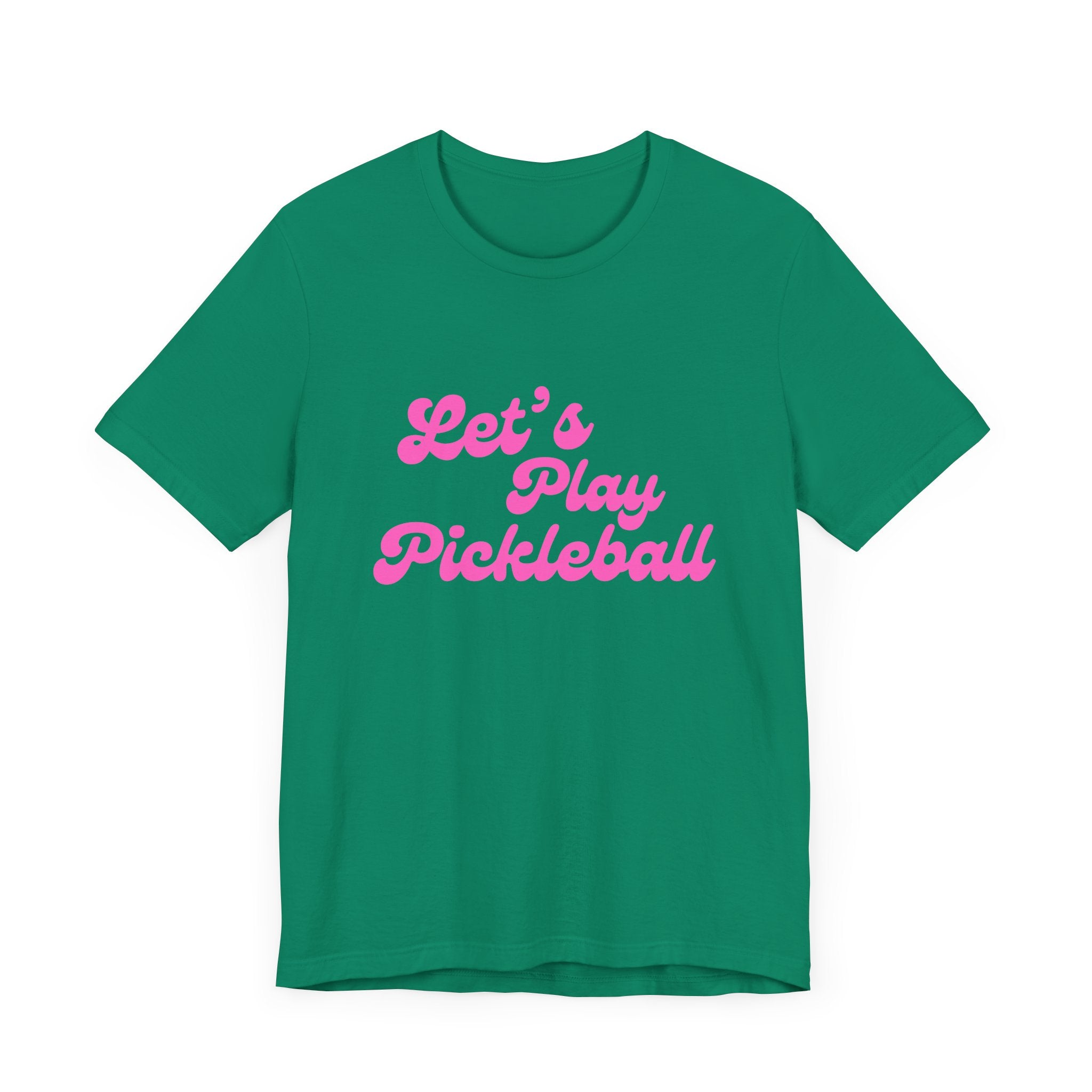 Pickleball T-Shirt | Let's Play Pickleball | Pink Wednesdays Collection