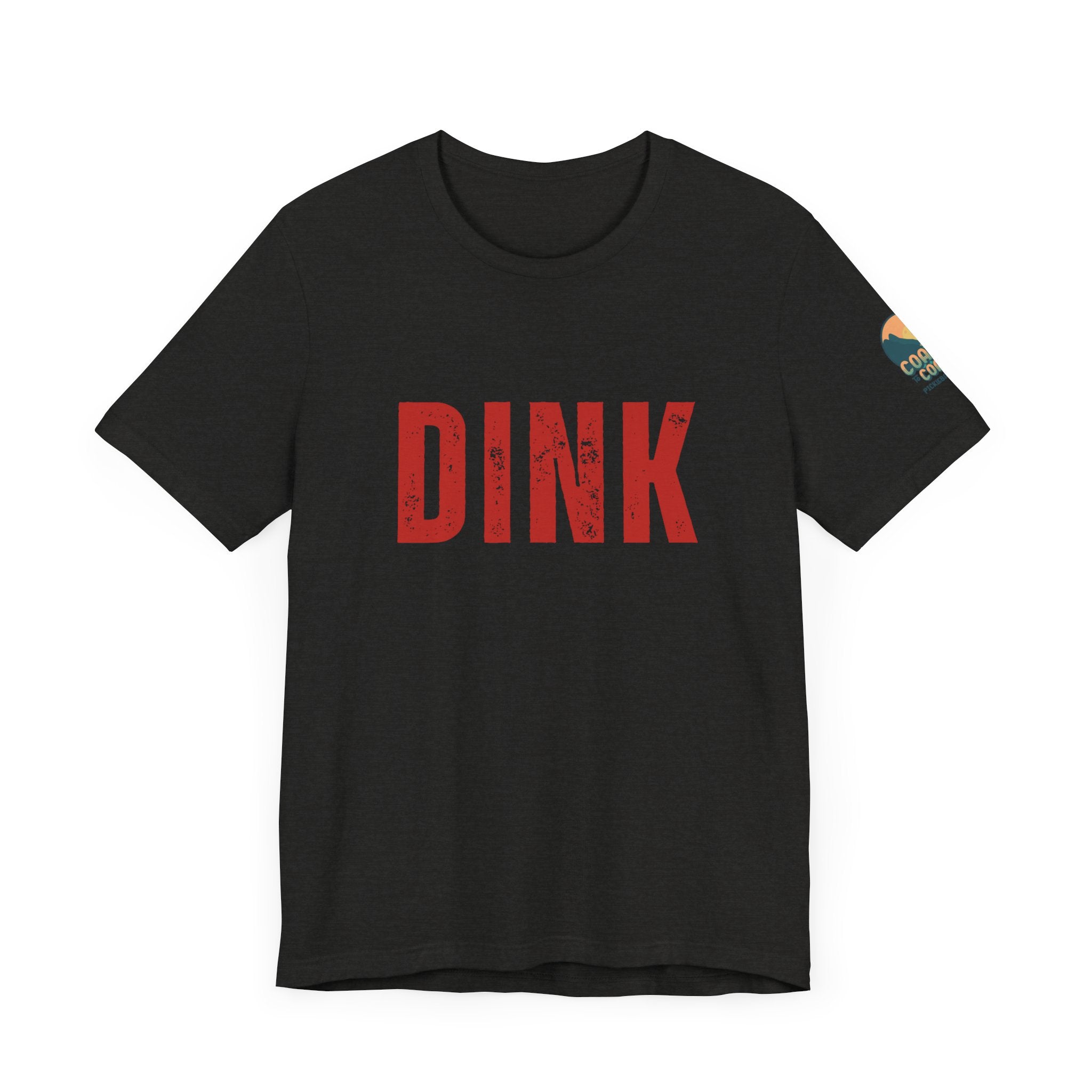 Classic Pickleball T-Shirt - DINK w/ C2C Logo on Sleeve