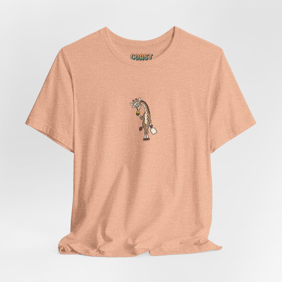 Giraffe pickleball t-shirt, Head and Shoulders Above the Kitchen