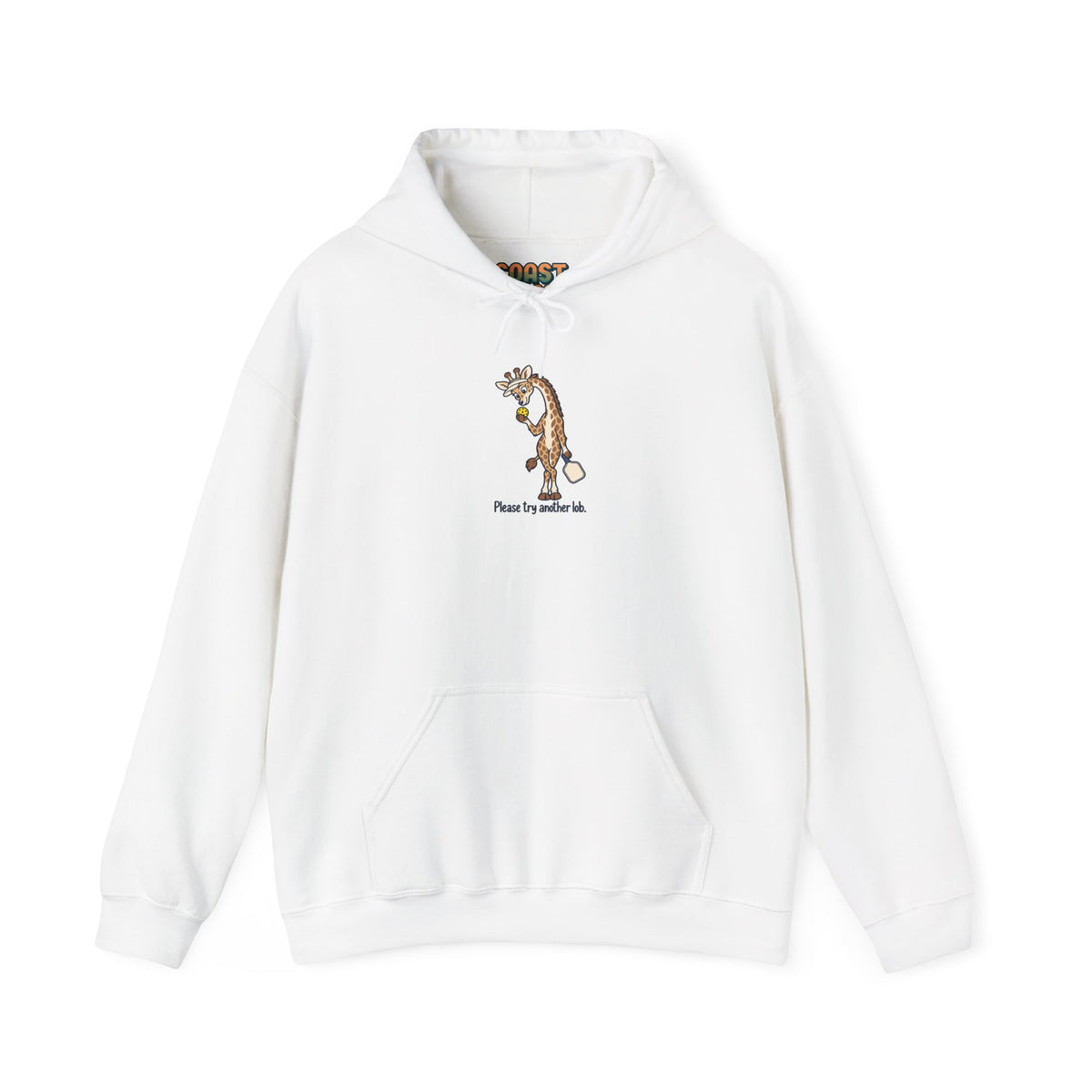 Giraffe pickleball hoodie in White