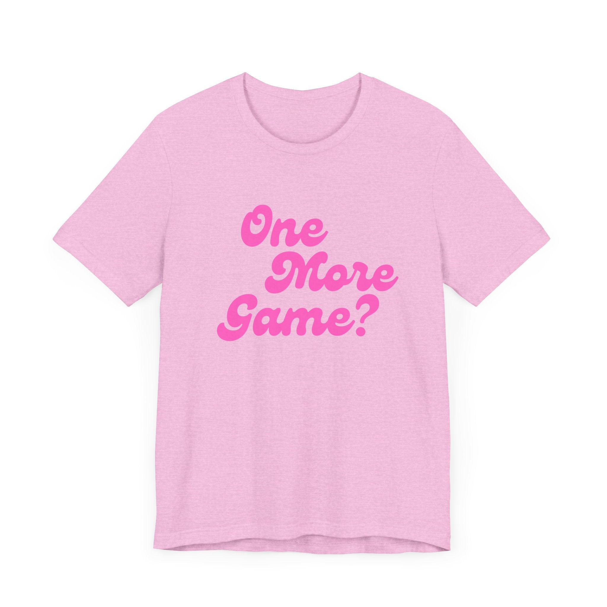 Pickleball T-Shirt | One More Game? | Pink Wednesdays Collection