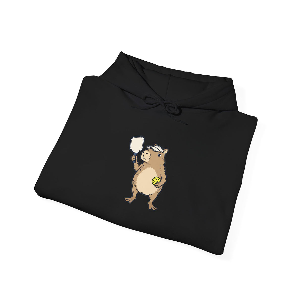 Capybara pickleball hoodie, No Rush, We Play to Eleven
