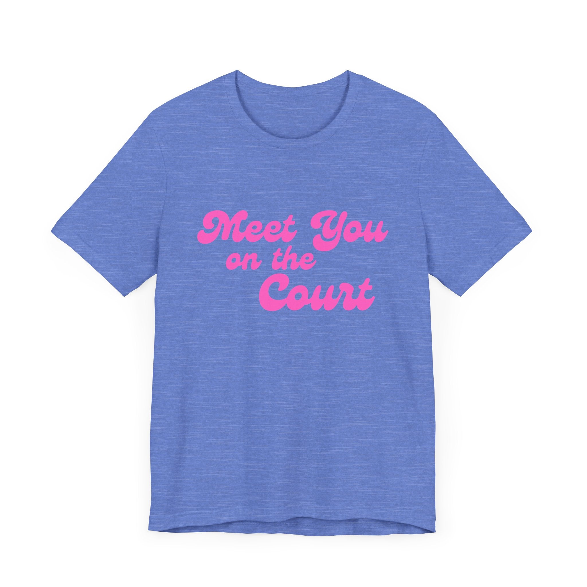 Pickleball T-Shirt | Meet you on the Court | Pink Wednesdays Collection