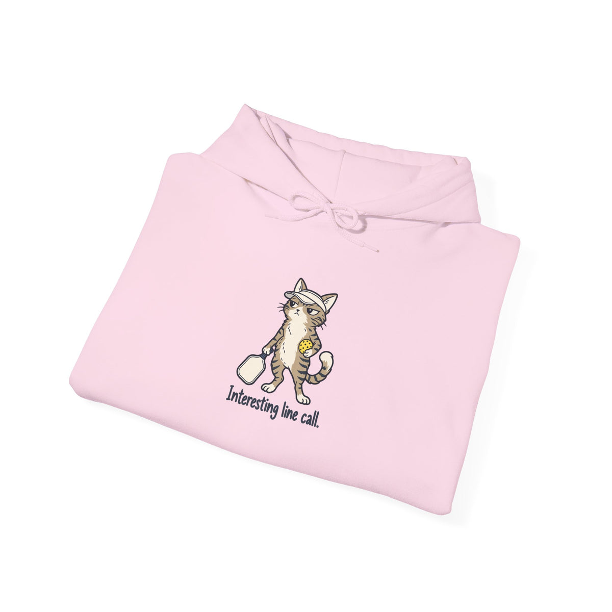 Cat pickleball hoodie, Interesting Line Call