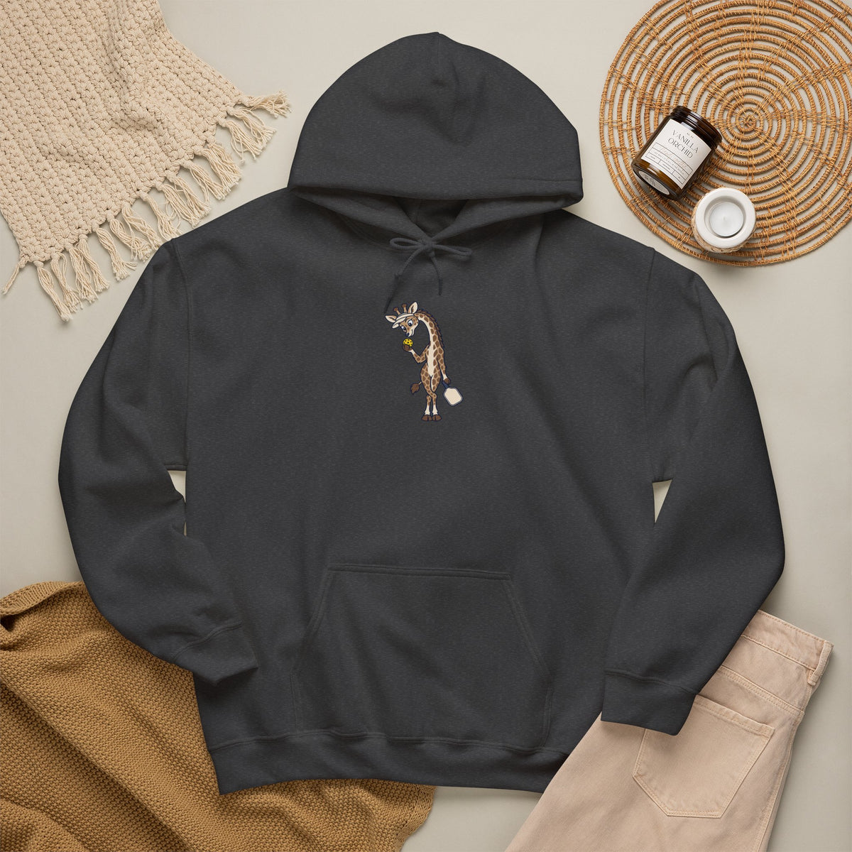 Giraffe pickleball hoodie, Head and Shoulders Above the Kitchen
