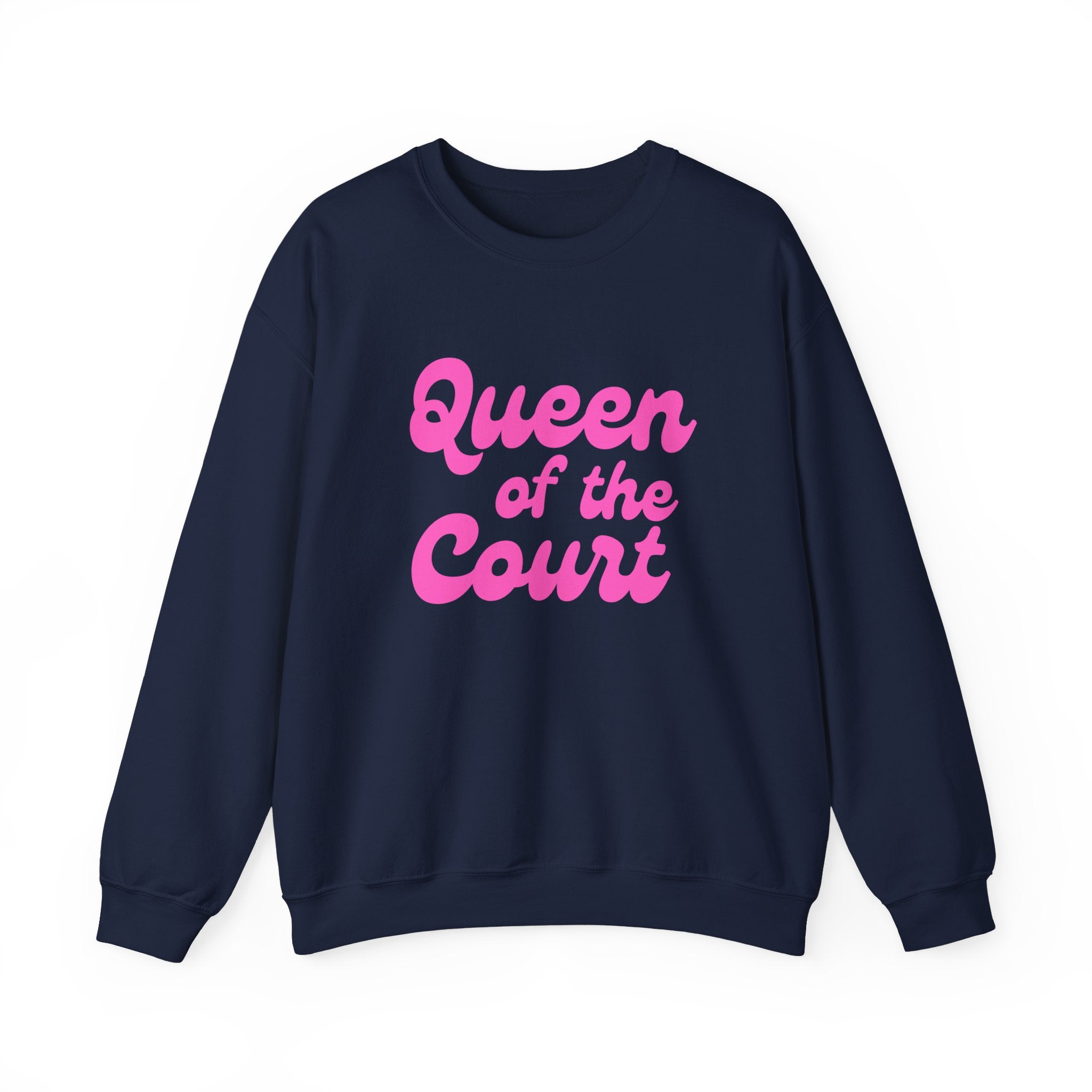 Heavy Blend Crewneck Sweatshirt | Queen of the Court | Pink Wednesdays Collection