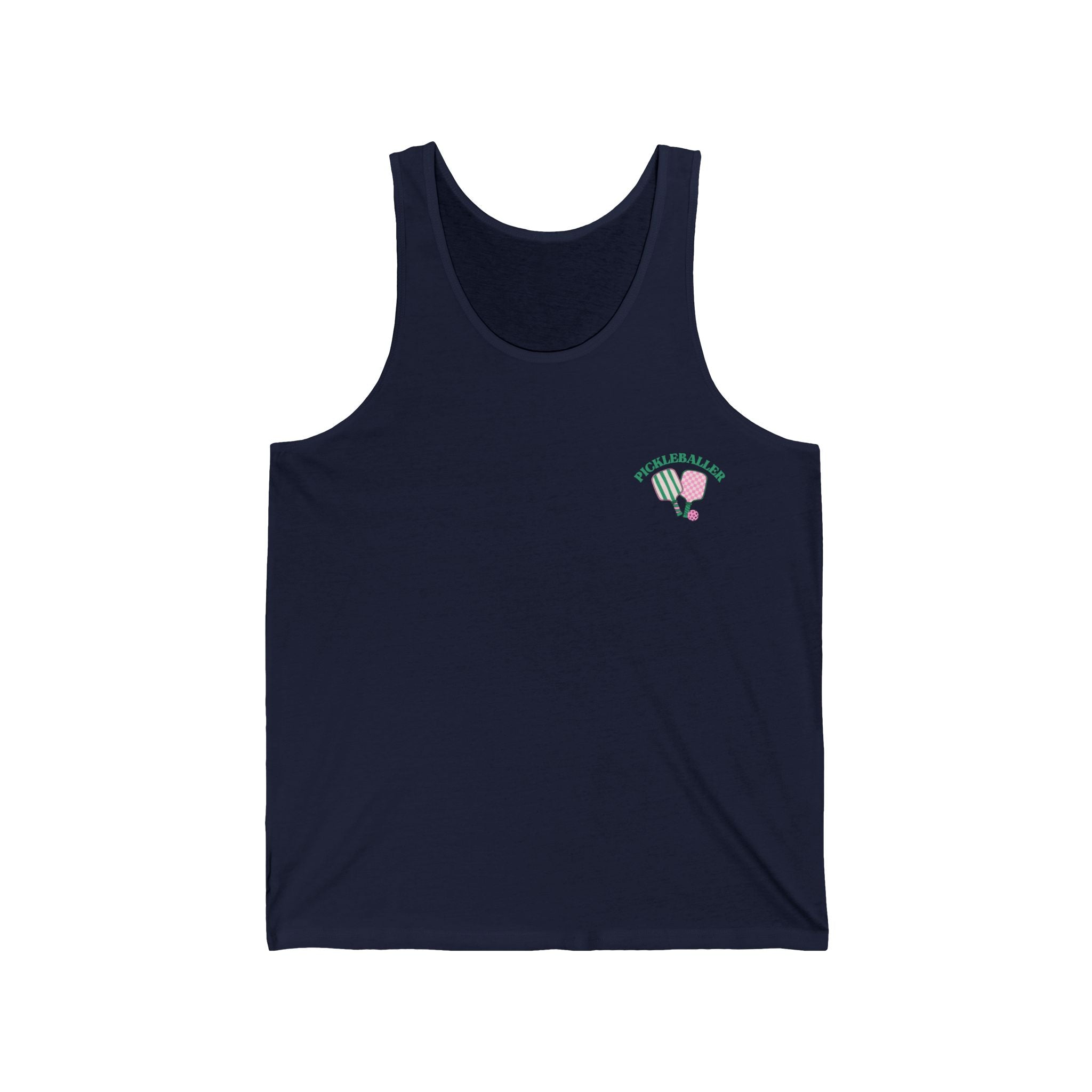 Unisex Pickleball Tank - Pickleballer and Paddles