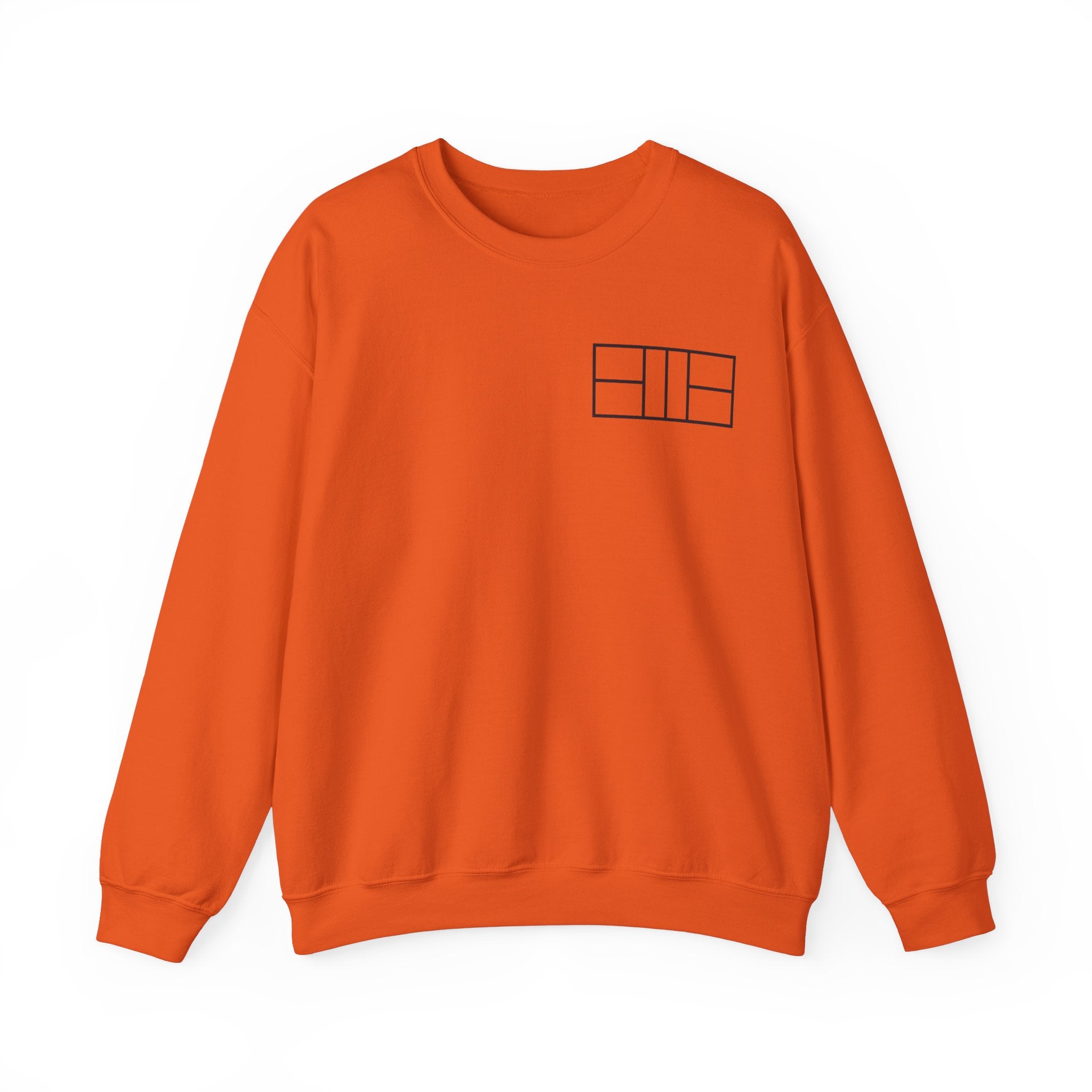 Unisex Heavy Blend Crewneck Sweatshirt - Pickleball Court