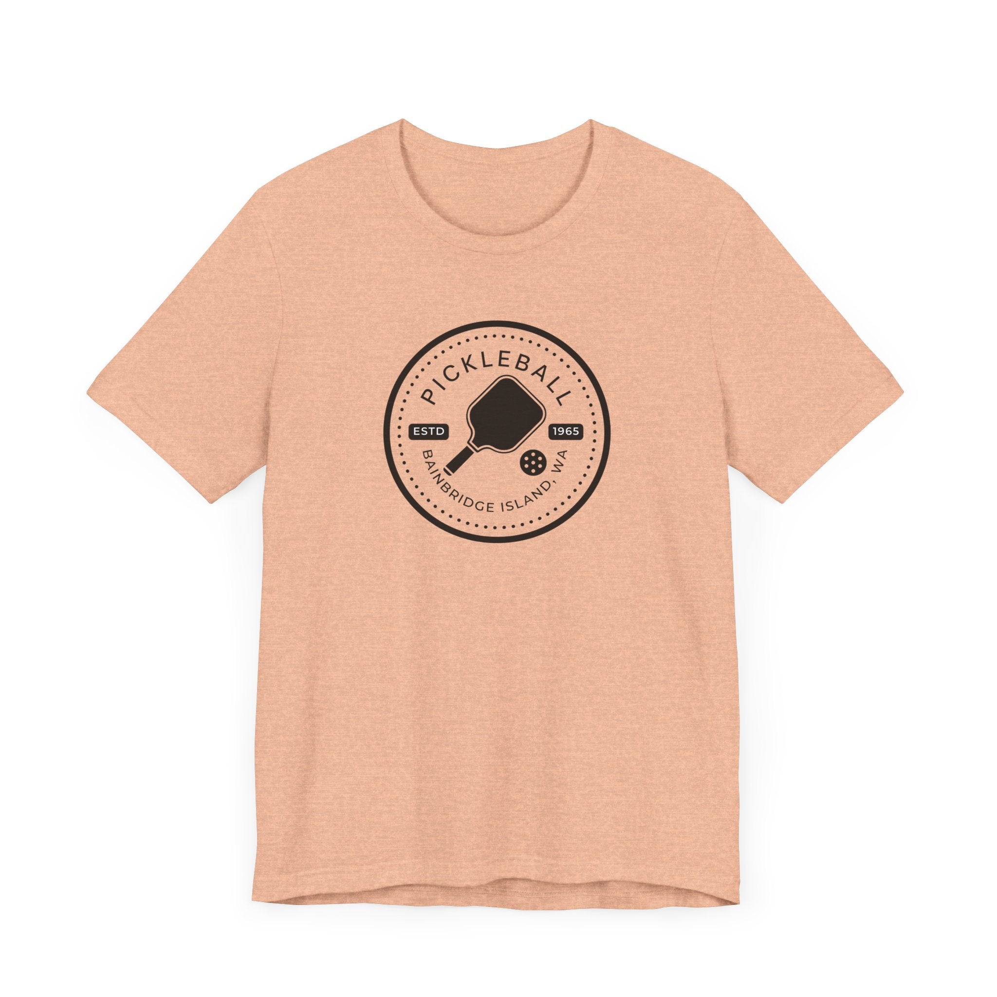 Pickleball T-Shirt - Pickleball Logo Bainbridge Island