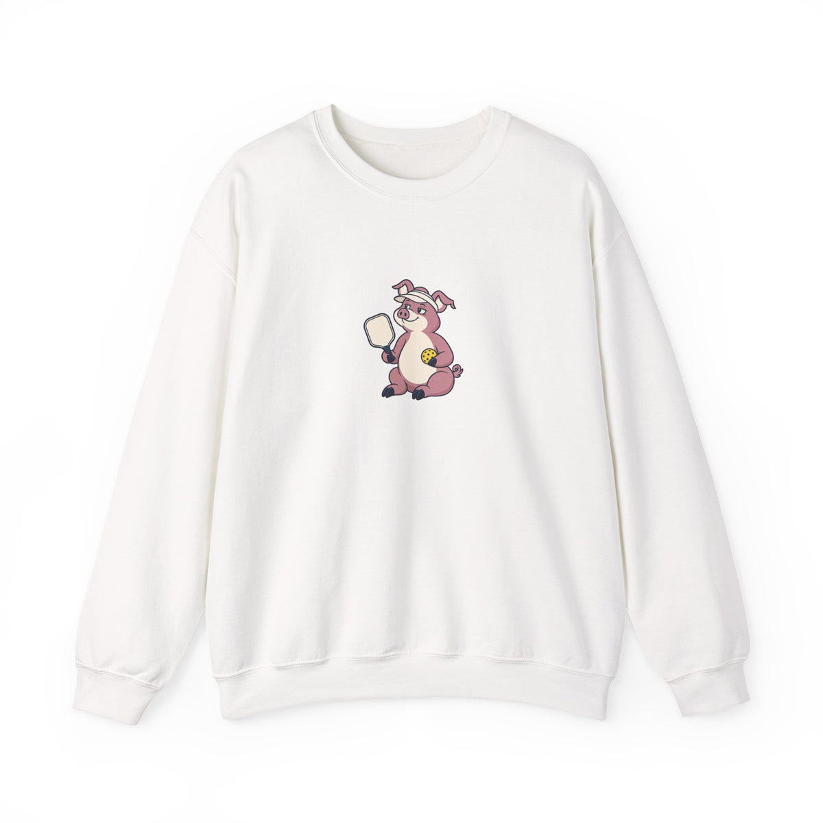 Pig pickleball crewneck sweatshirt, Hogging the Kitchen Line