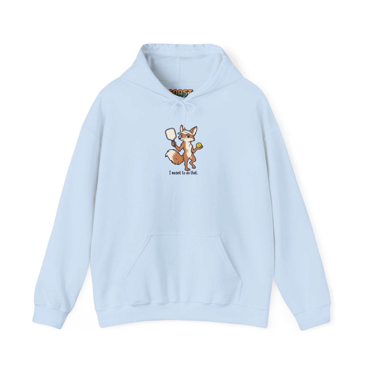 Fox pickleball hoodie in Light Blue