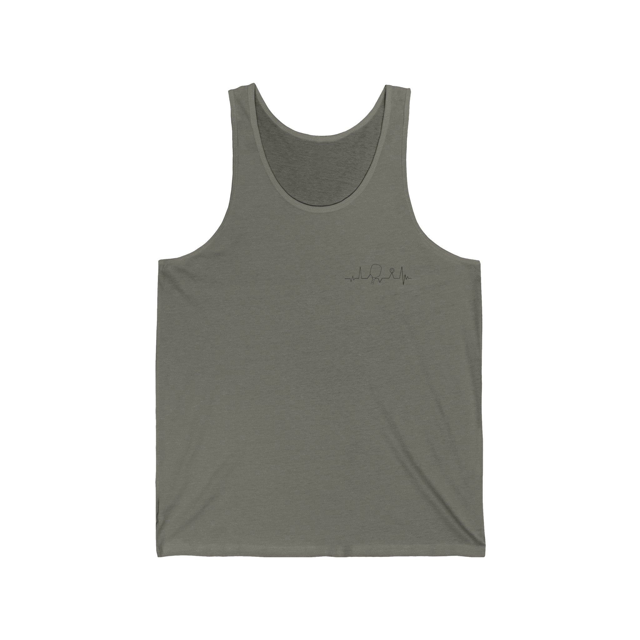 Unisex Pickleball Tank - Pickleball Heartbeat
