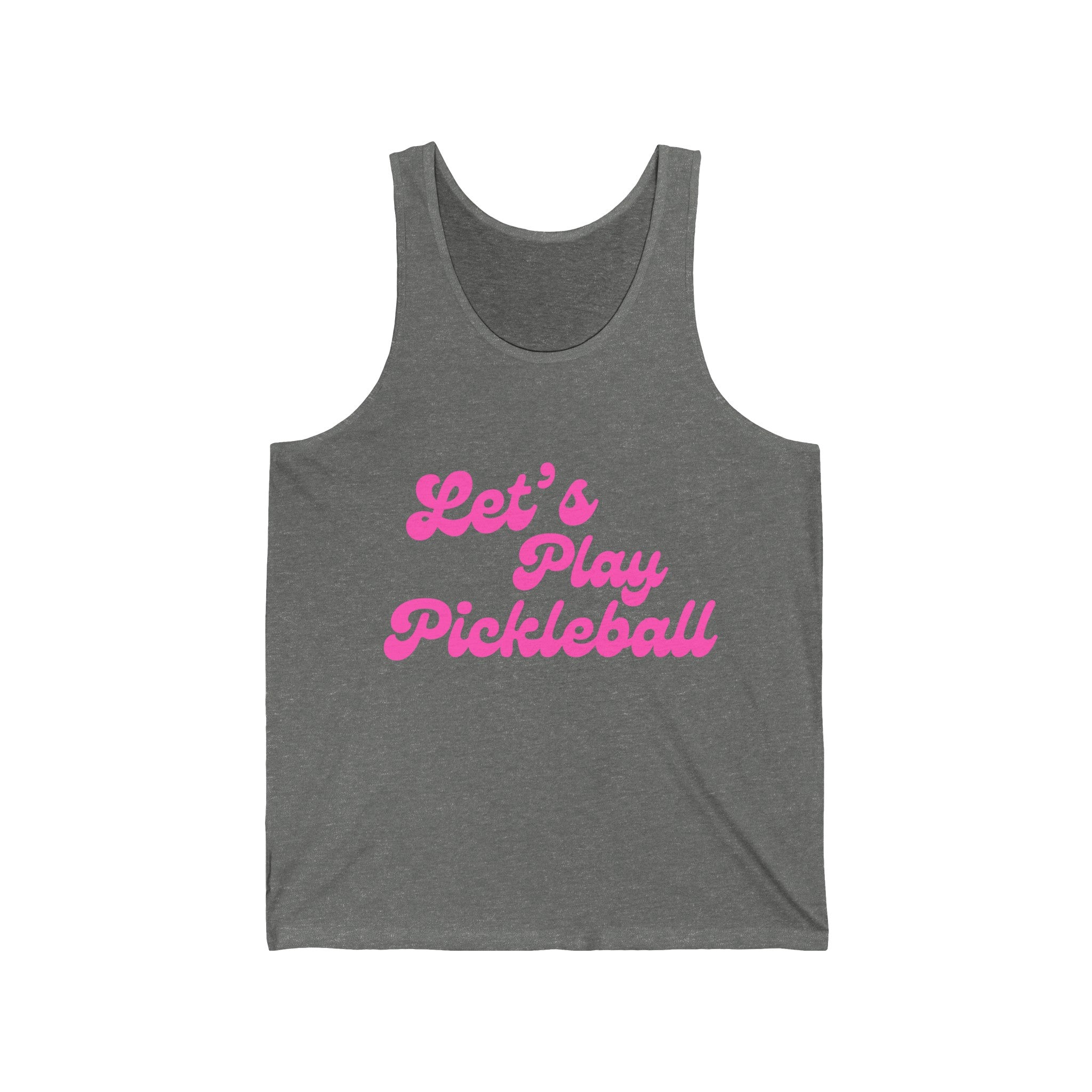 Pickleball Tank | Let's Play Pickleball | Pink Wednesdays Collection