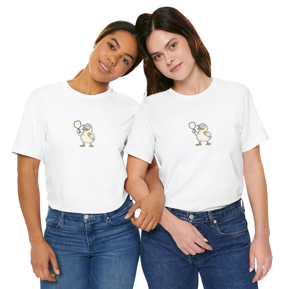 Duck pickleball t-shirt, Calm on Top, Paddling Hard Below