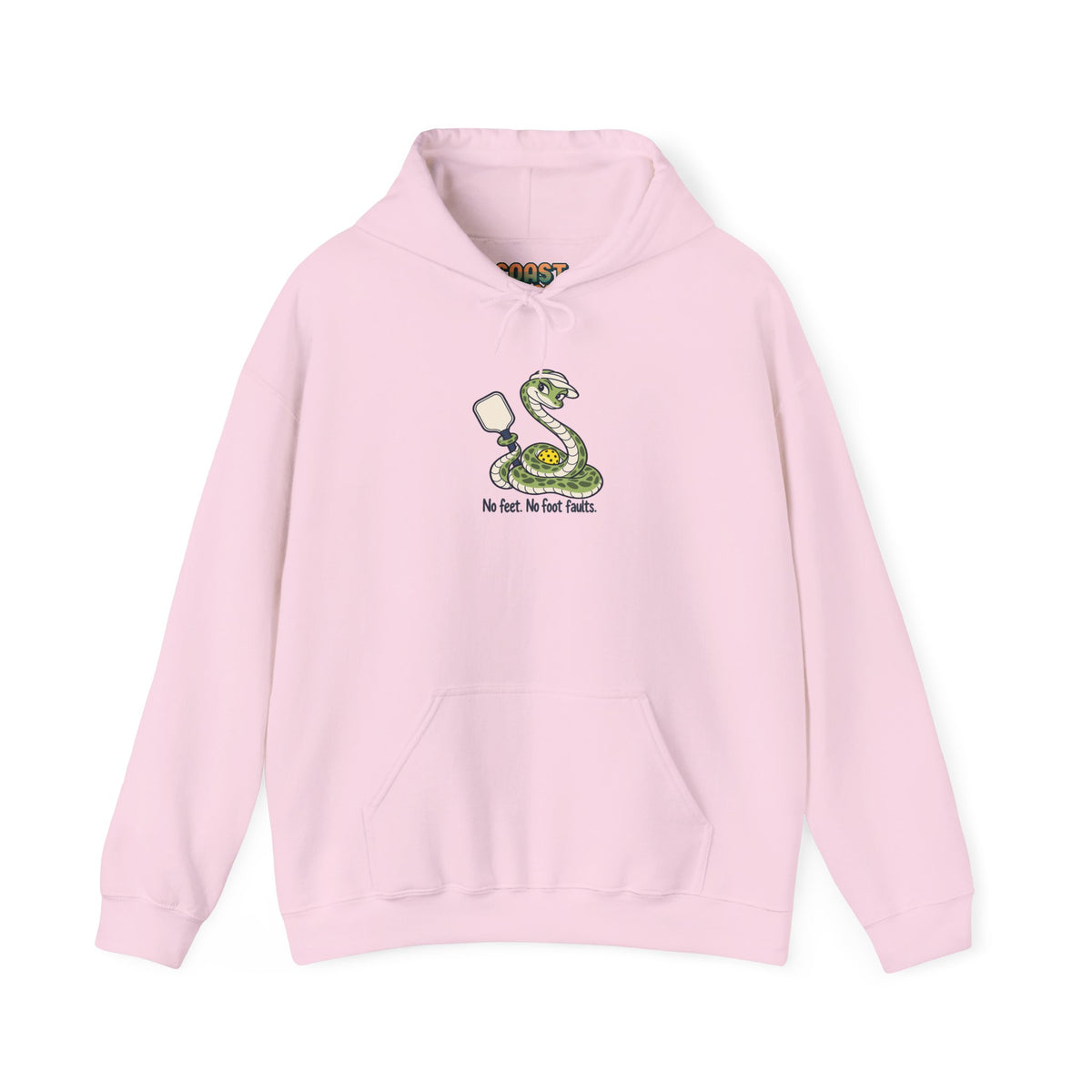 Snake pickleball hoodie, No Feet, No Foot Faults