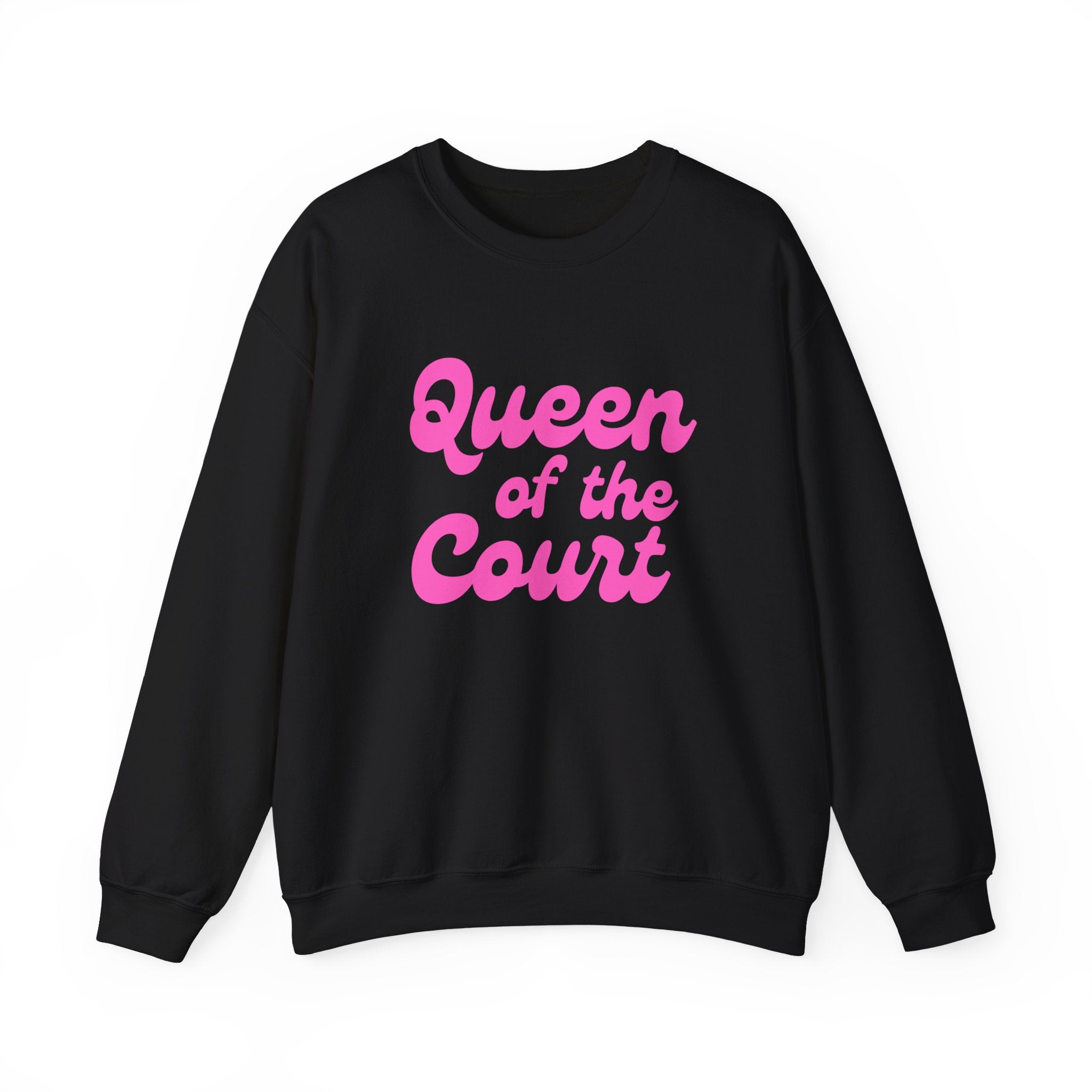 Heavy Blend Crewneck Sweatshirt | Queen of the Court | Pink Wednesdays Collection