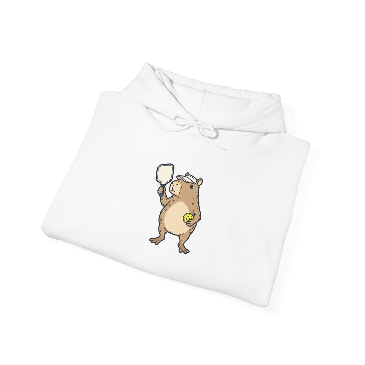 Capybara pickleball hoodie, No Rush, We Play to Eleven