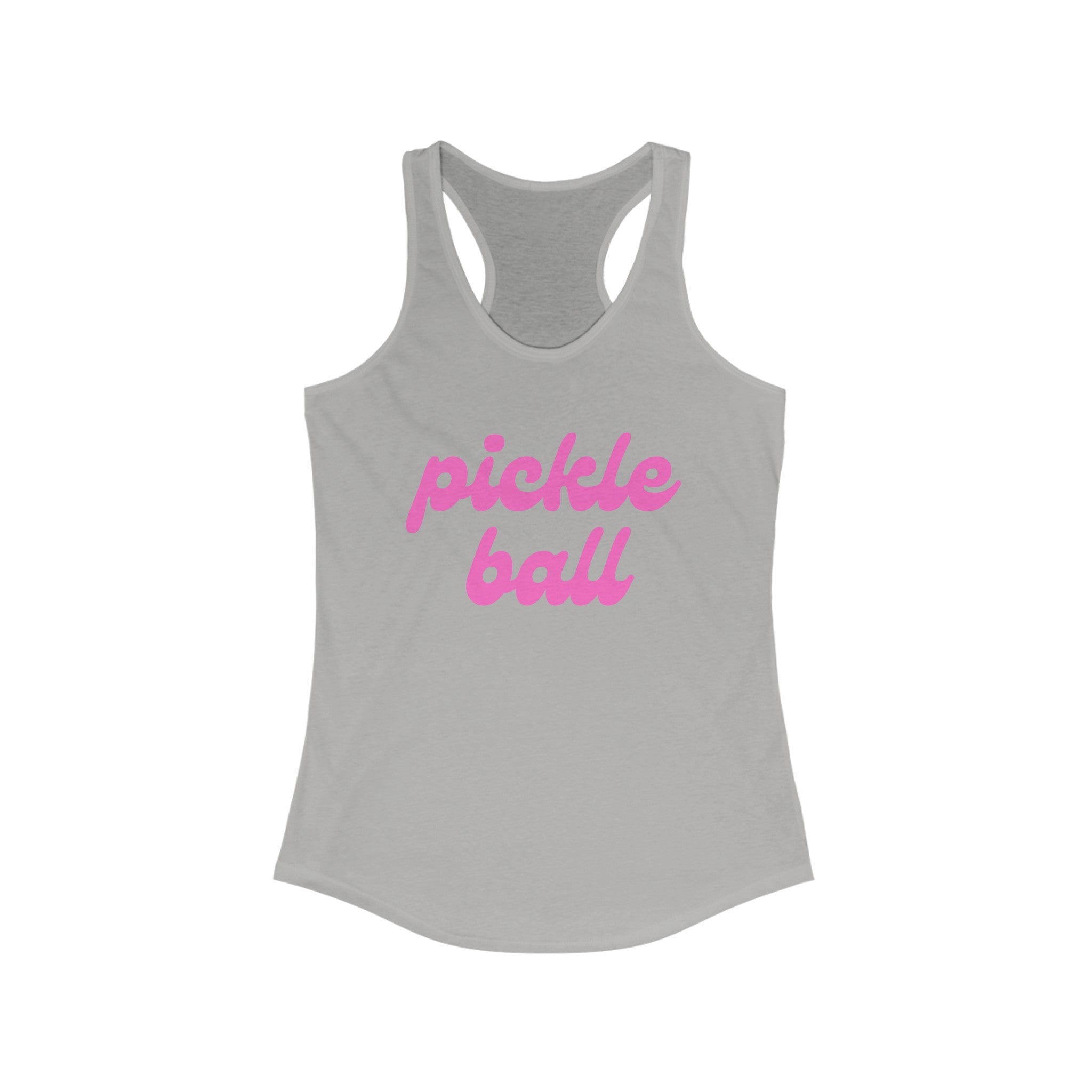 Women's Racerback Slim Fit Pickleball Tank | pickle ball | Pink Wednesdays Collection