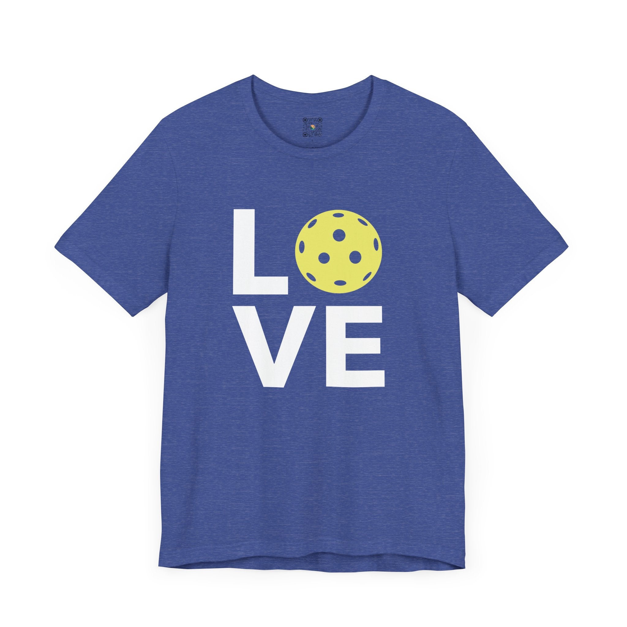 Pickleball T-Shirt - LOVE Pickleball with Yellow Ball