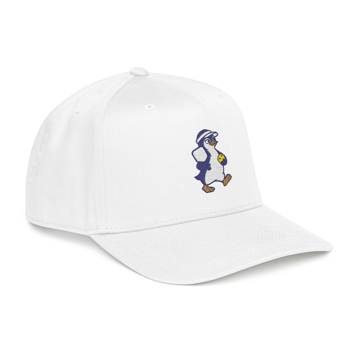 Embroidered pickleball penguin baseball cap, Cool Under Pressure
