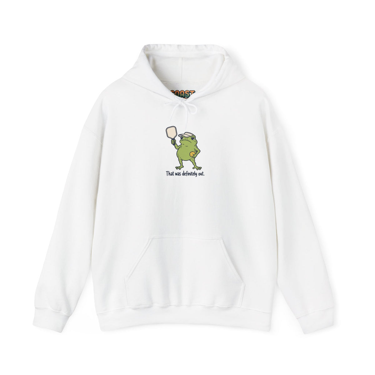 Frog pickleball hoodie in White