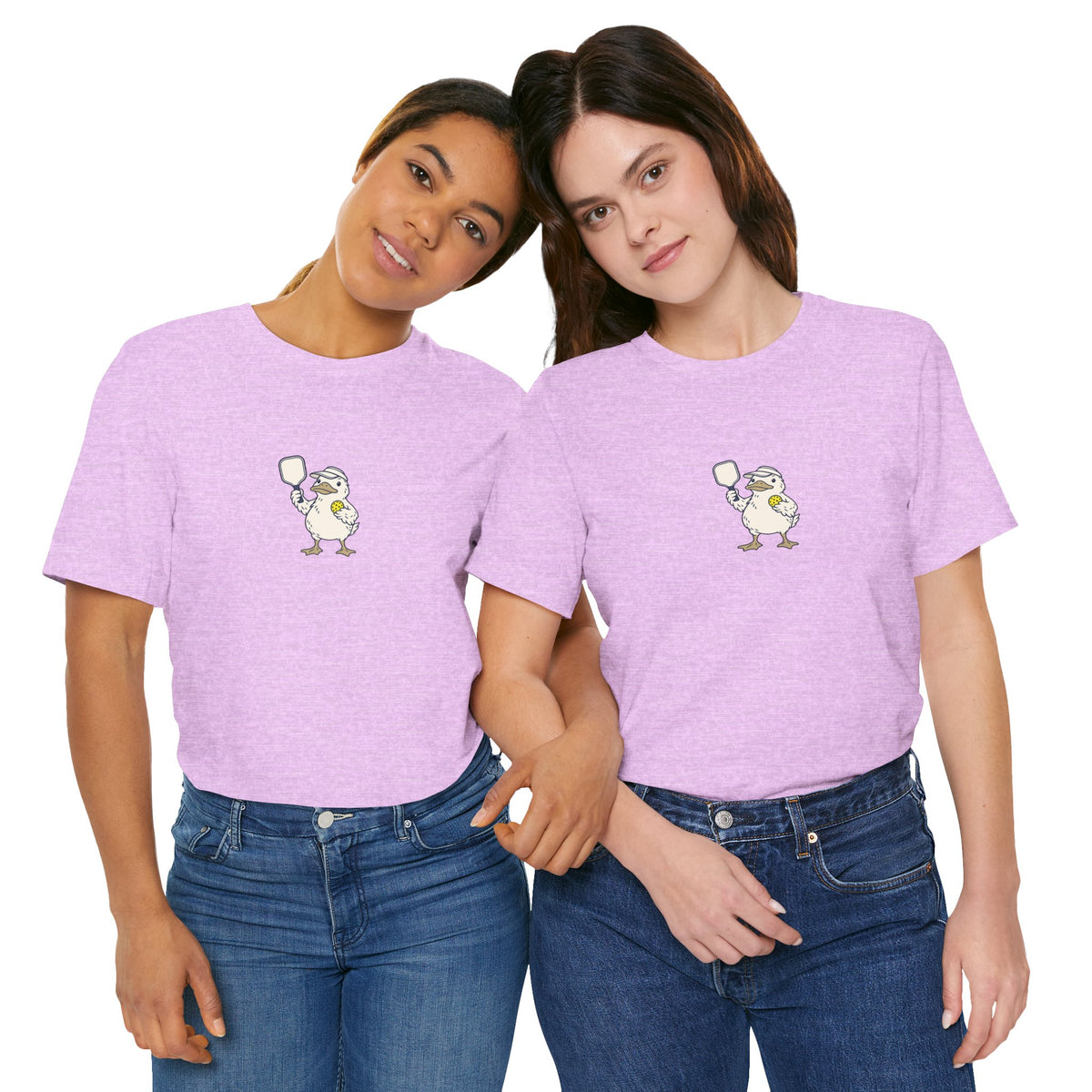Duck pickleball t-shirt, Calm on Top, Paddling Hard Below