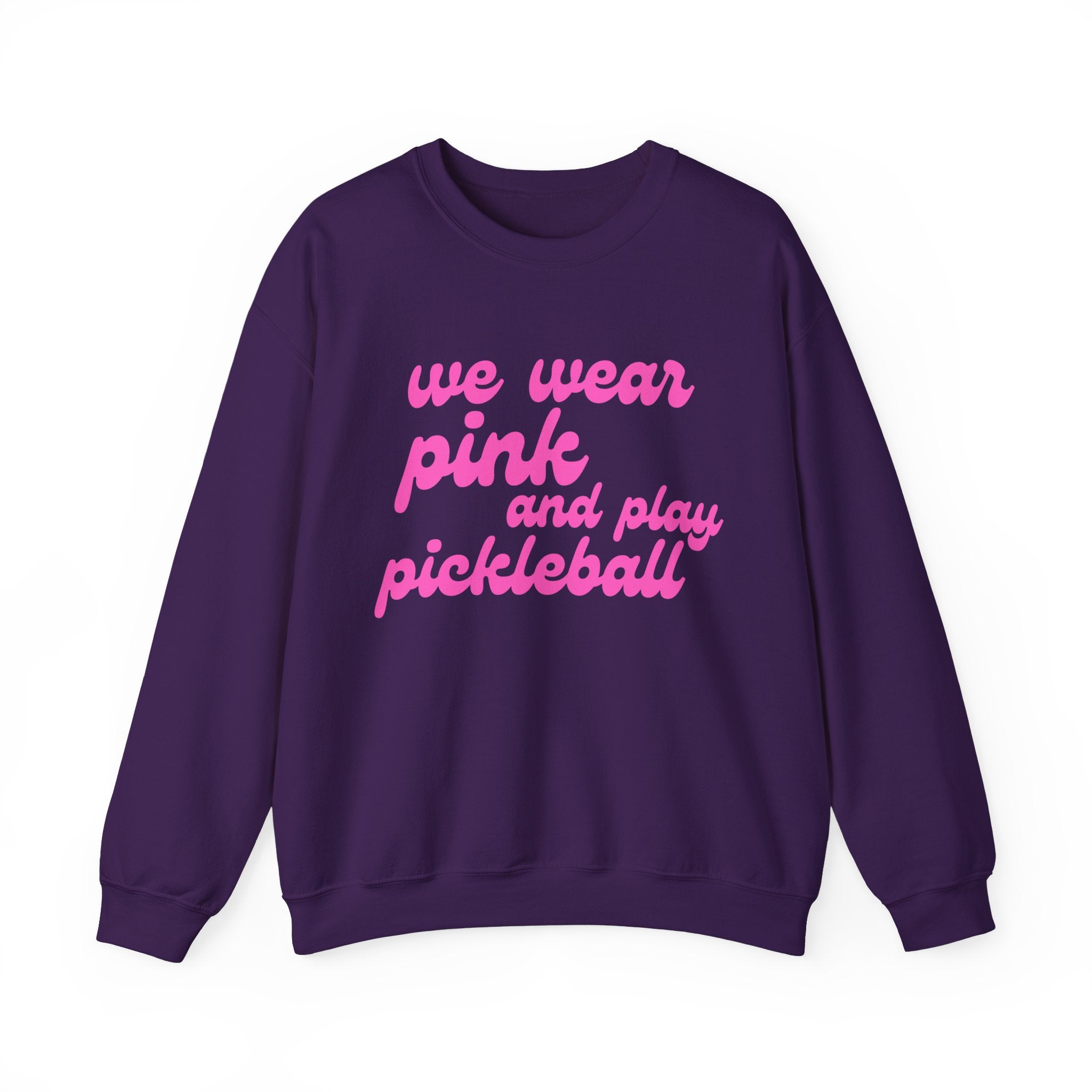 Heavy Blend Crewneck Sweatshirt | we wear pink and wear pickleball | Pink Wednesdays Collection