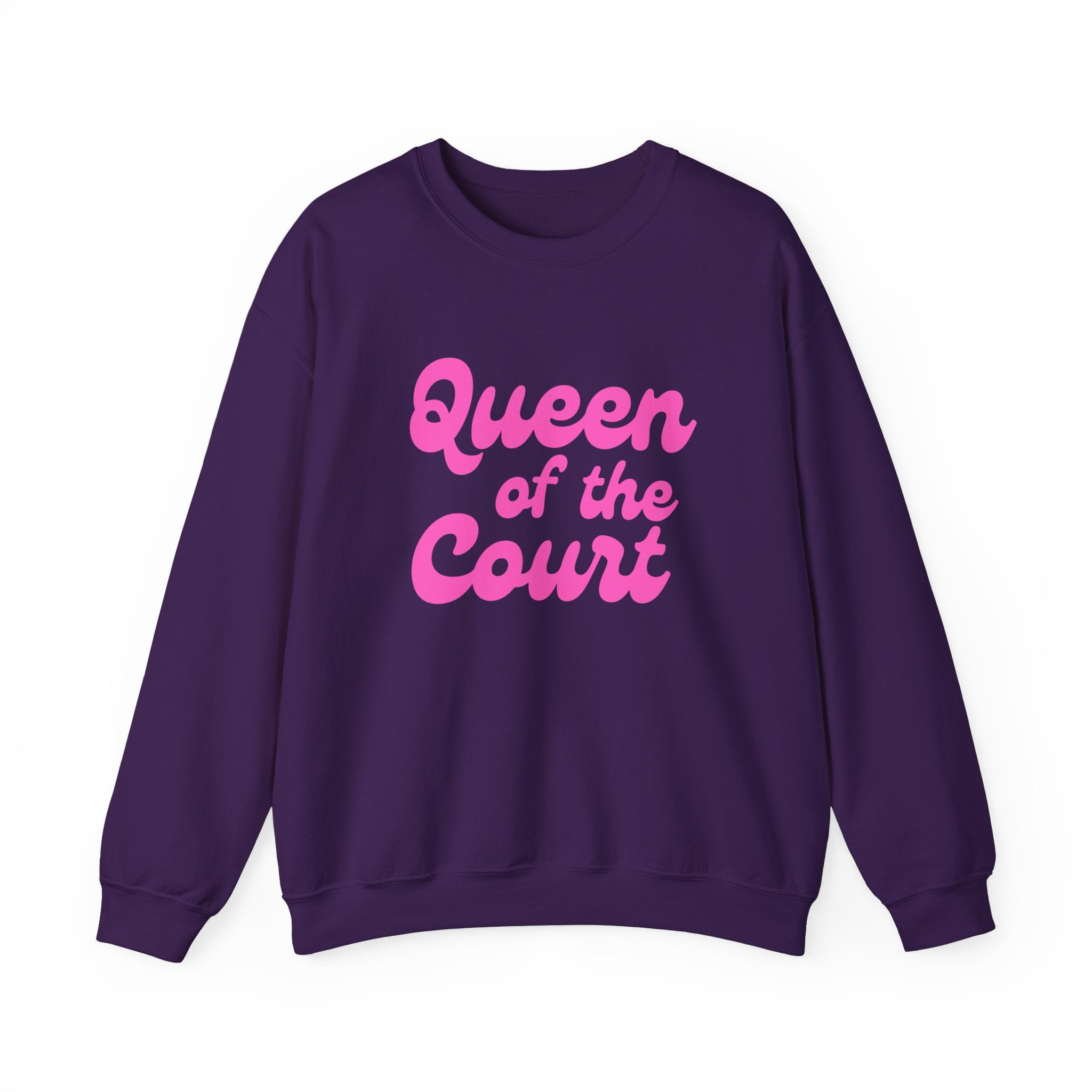 Heavy Blend Crewneck Sweatshirt | Queen of the Court | Pink Wednesdays Collection