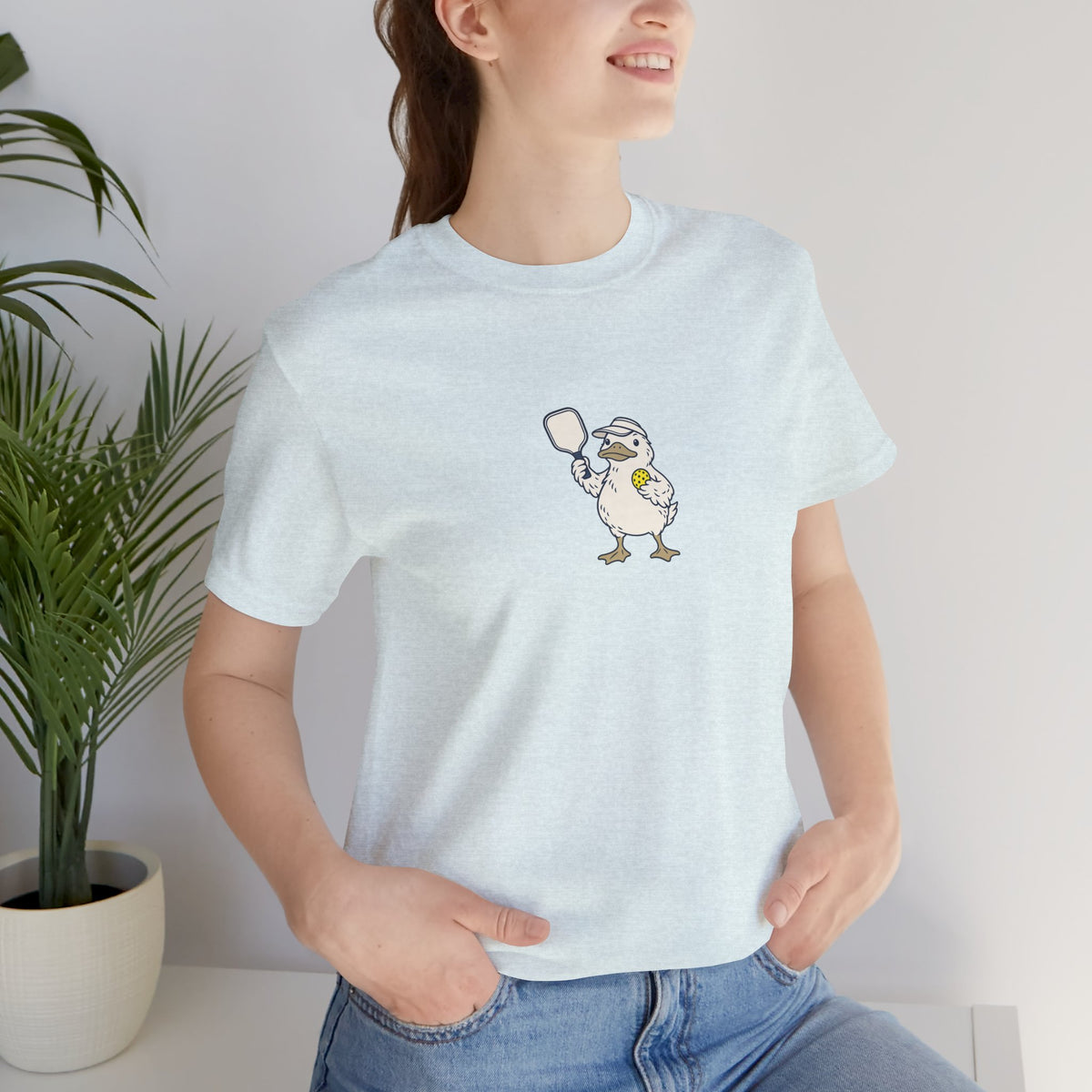 Duck pickleball t-shirt, Calm on Top, Paddling Hard Below