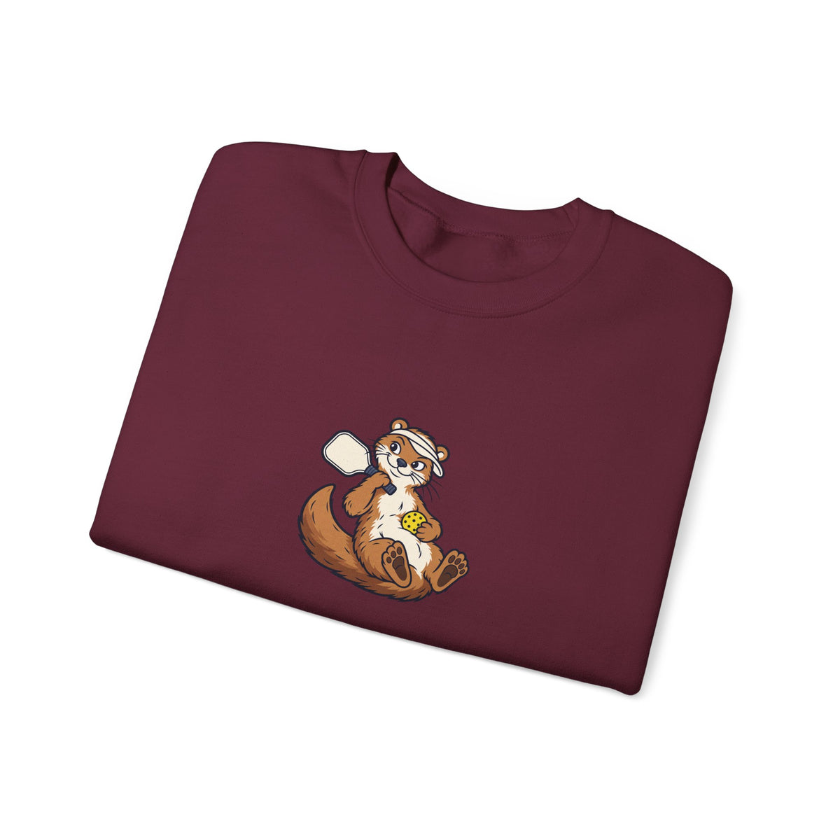 Otter pickleball crewneck sweatshirt, I Had Plans, Then Pickleball