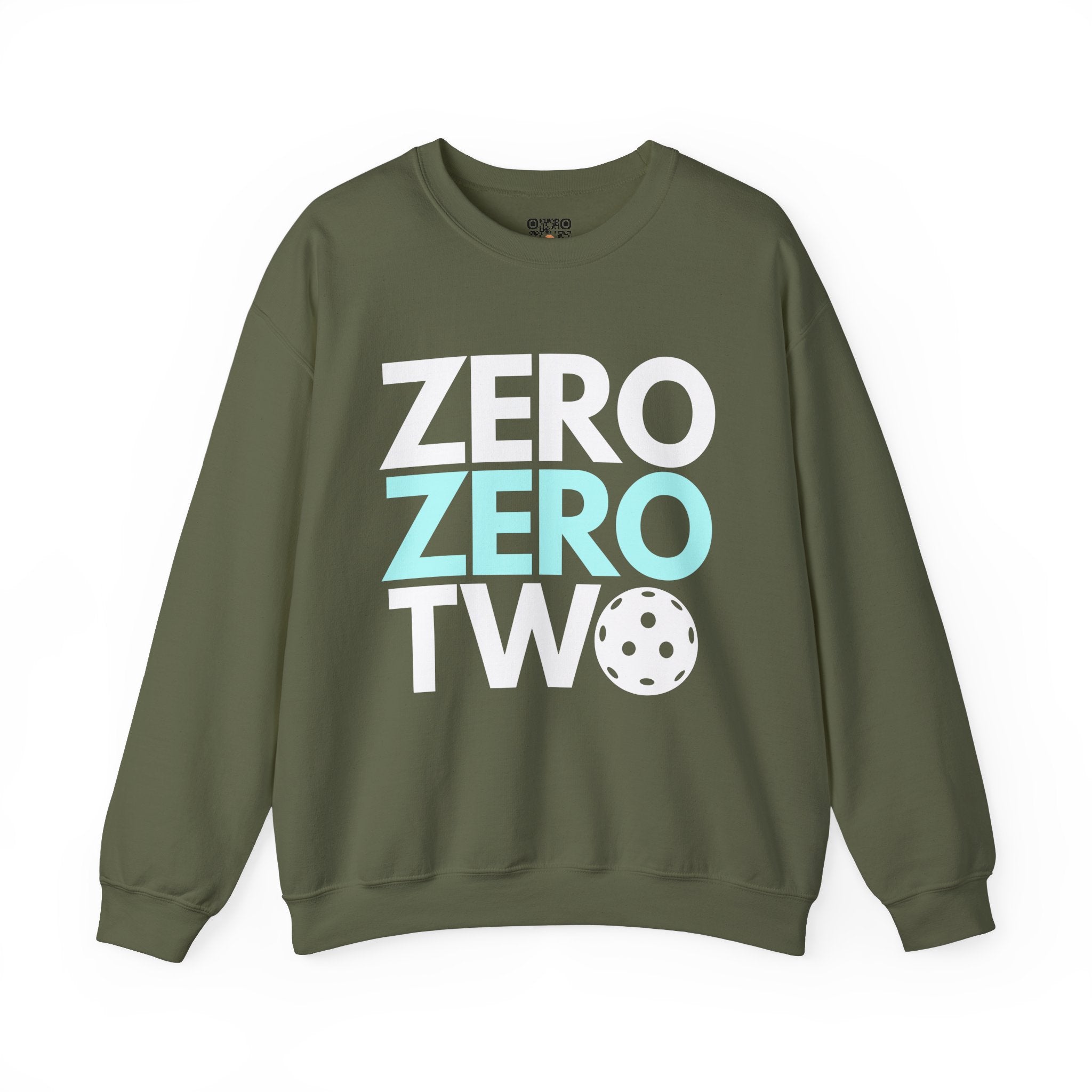 Pickleball Crewneck Sweatshirt - Zero, Zero, Two. - Pickleball Sweatshirt for Women & Men