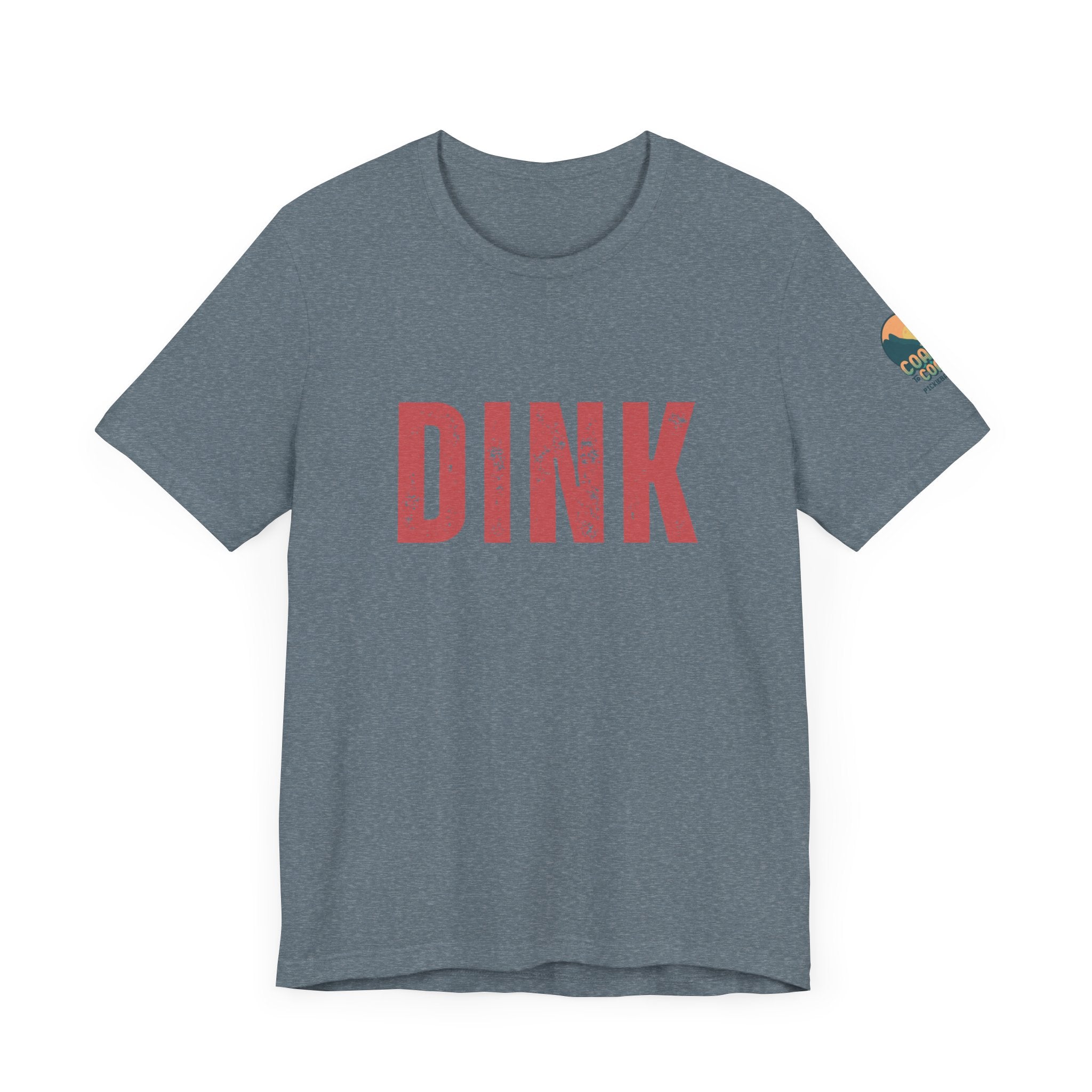 Classic Pickleball T-Shirt - DINK w/ C2C Logo on Sleeve