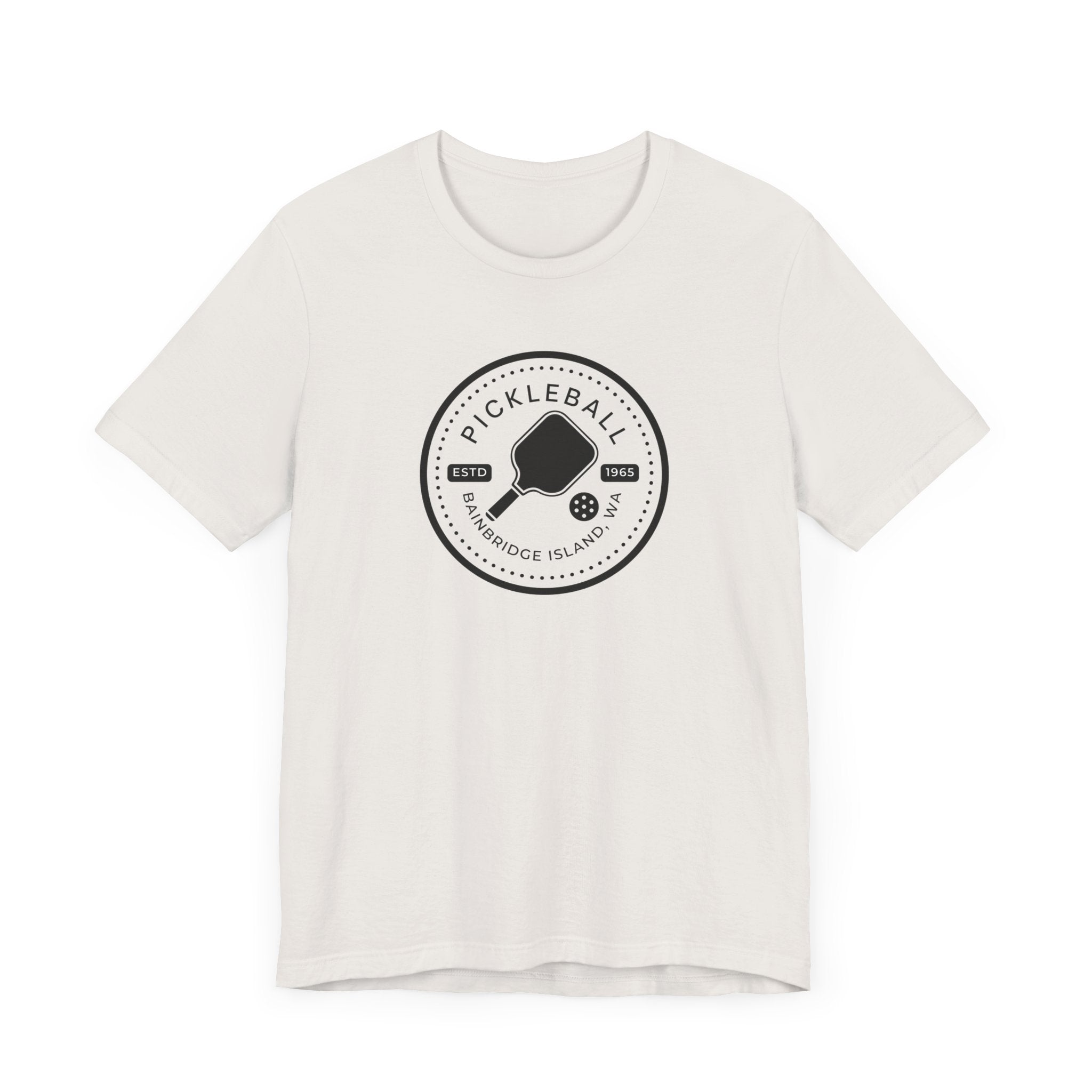 Pickleball T-Shirt - Pickleball Logo Bainbridge Island