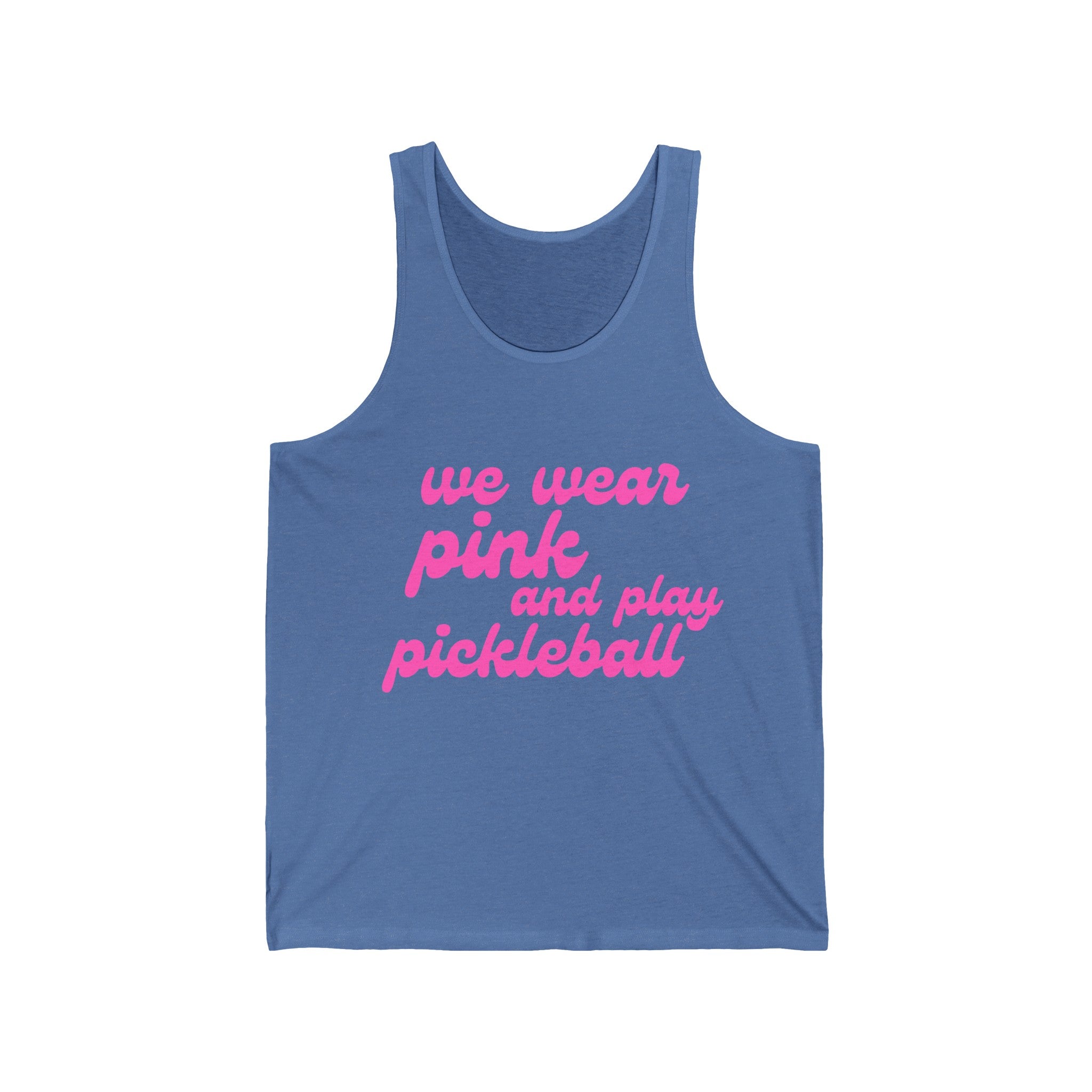Pickleball Tank | We wear pink and play pickleball | Pink Wednesdays Collection
