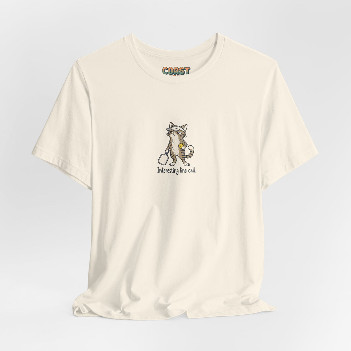 Cat pickleball t-shirt, Interesting Line Call
