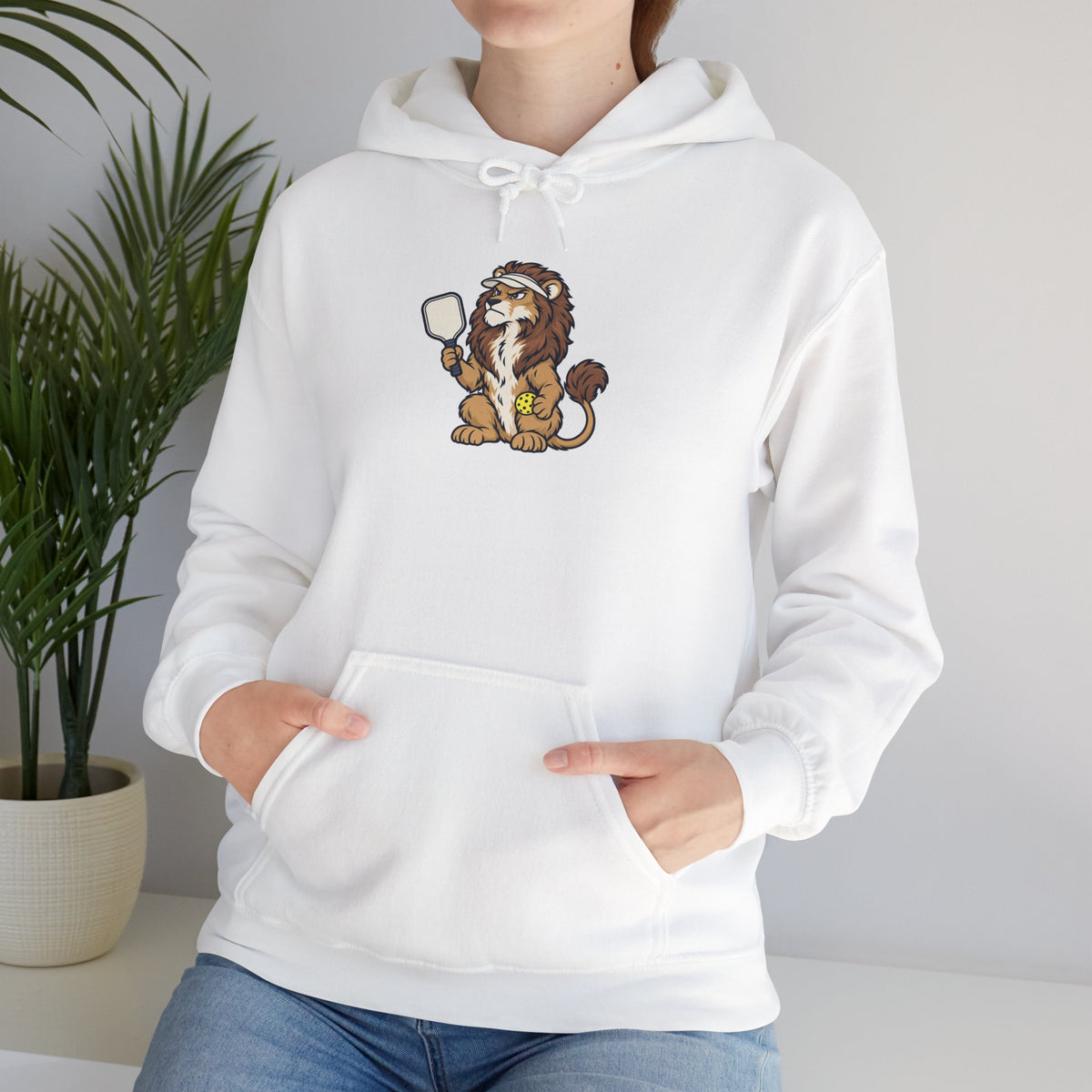 Lion pickleball hoodie, Rally Roar