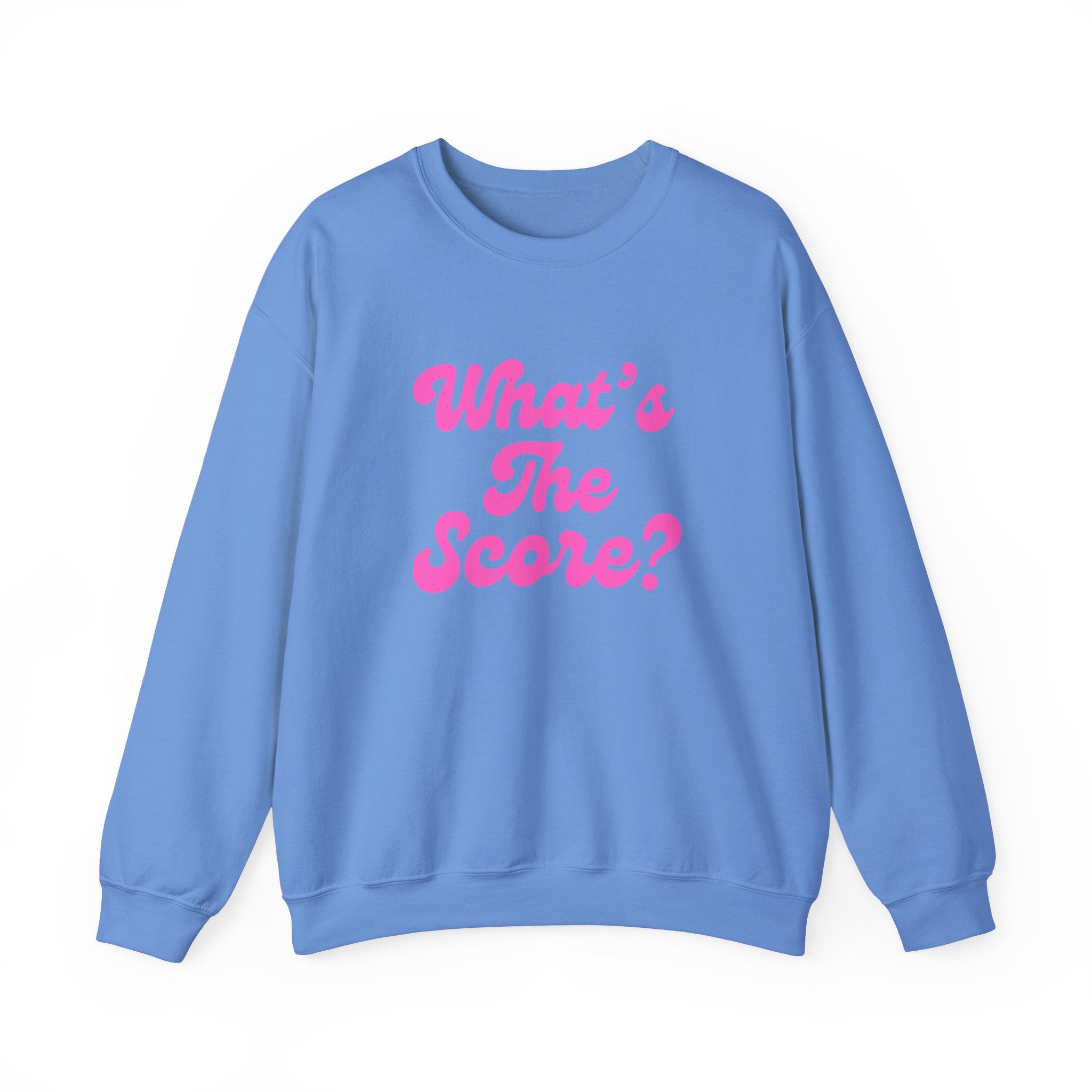 Heavy Blend Crewneck Sweatshirt | What's the Score? | Pink Wednesdays Collection