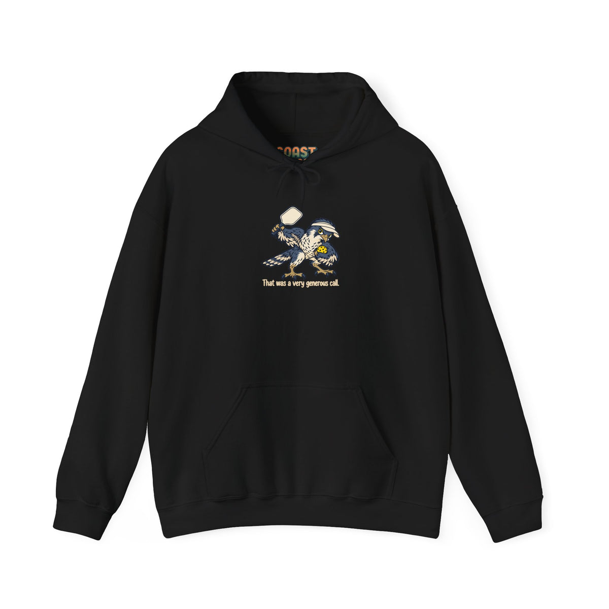 Falcon pickleball hoodie in Black