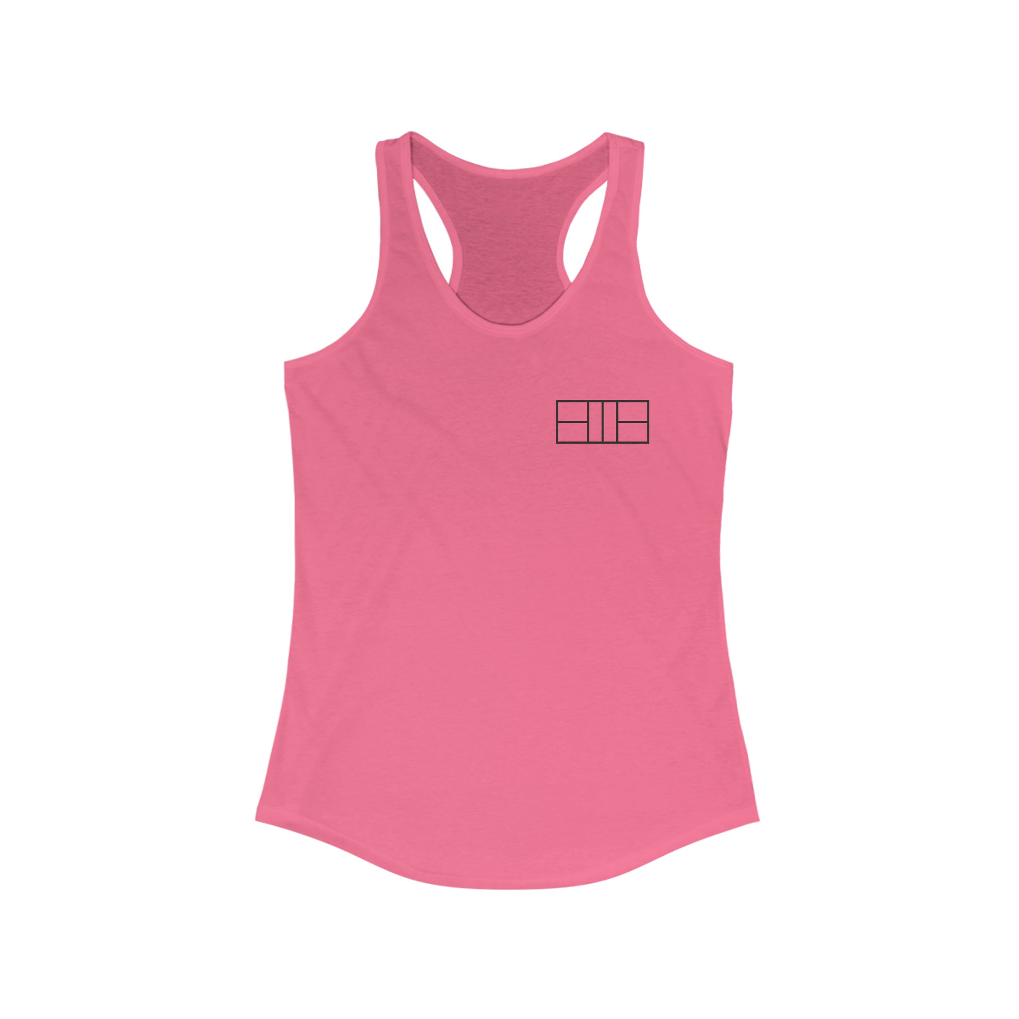 Women's Racerback Slim Fit Pickleball Tank - Pickleball Court