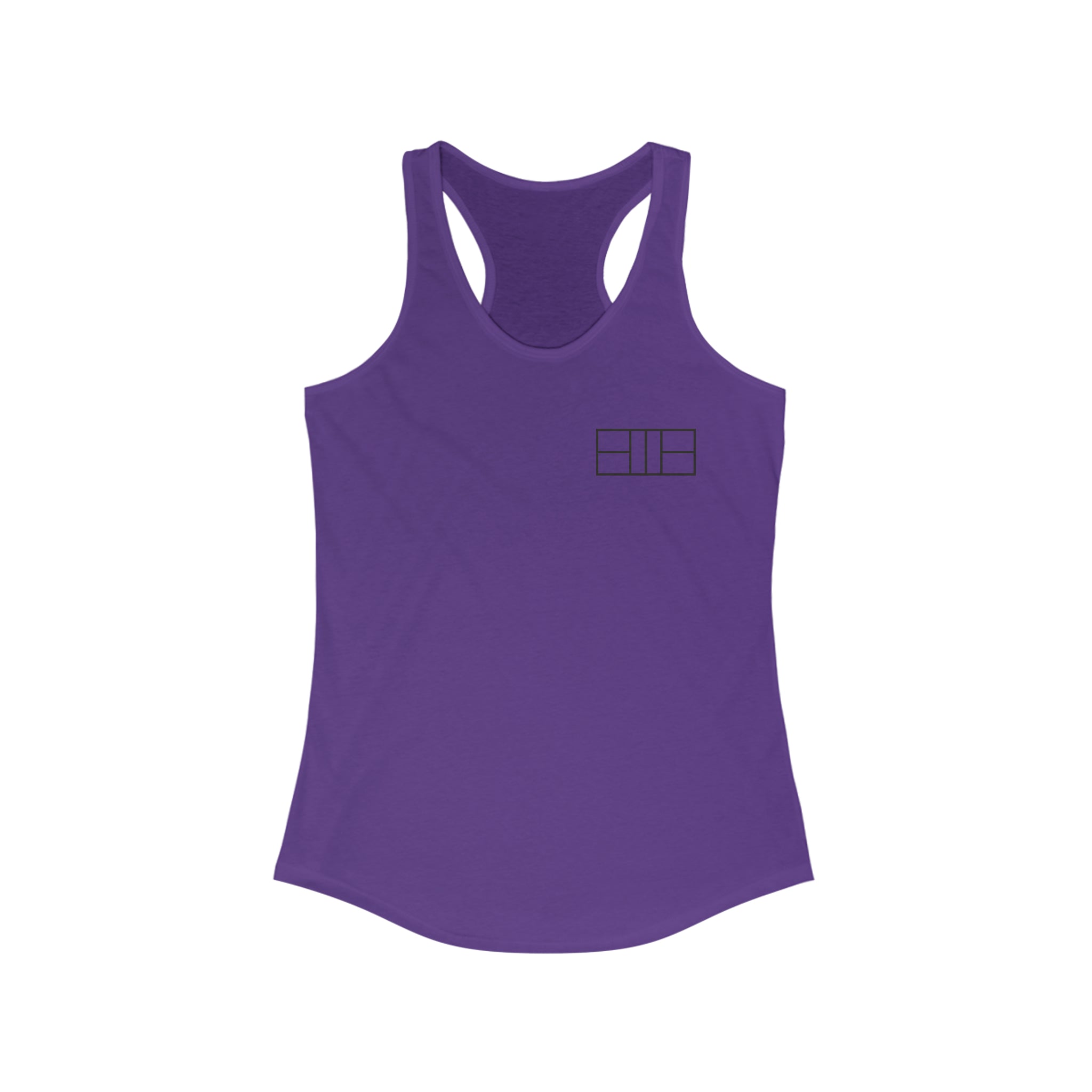 Women's Racerback Slim Fit Pickleball Tank - Pickleball Court