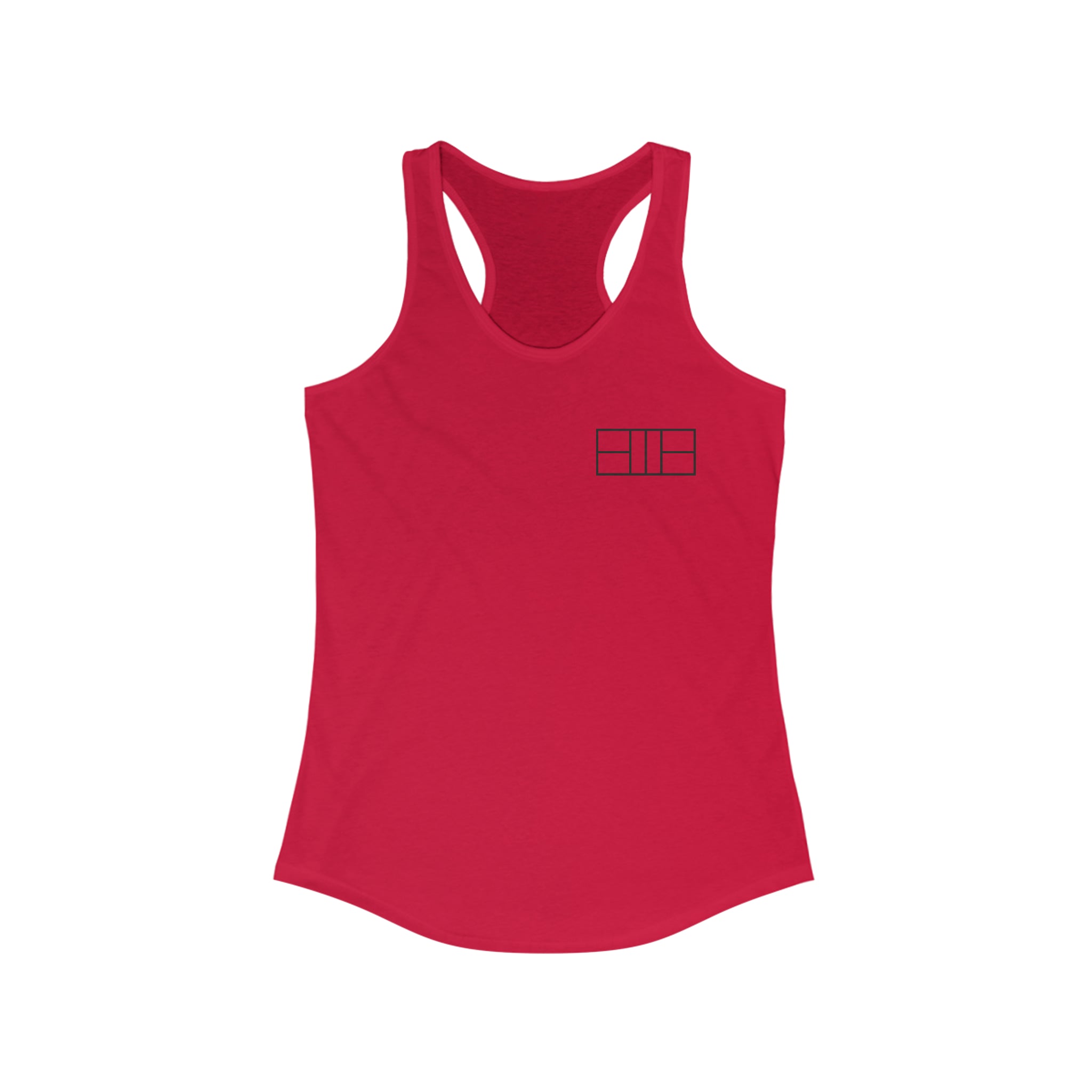 Women's Racerback Slim Fit Pickleball Tank - Pickleball Court