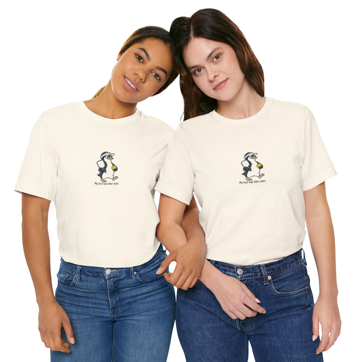 Penguin pickleball t-shirt, My Feet Had Other Plans