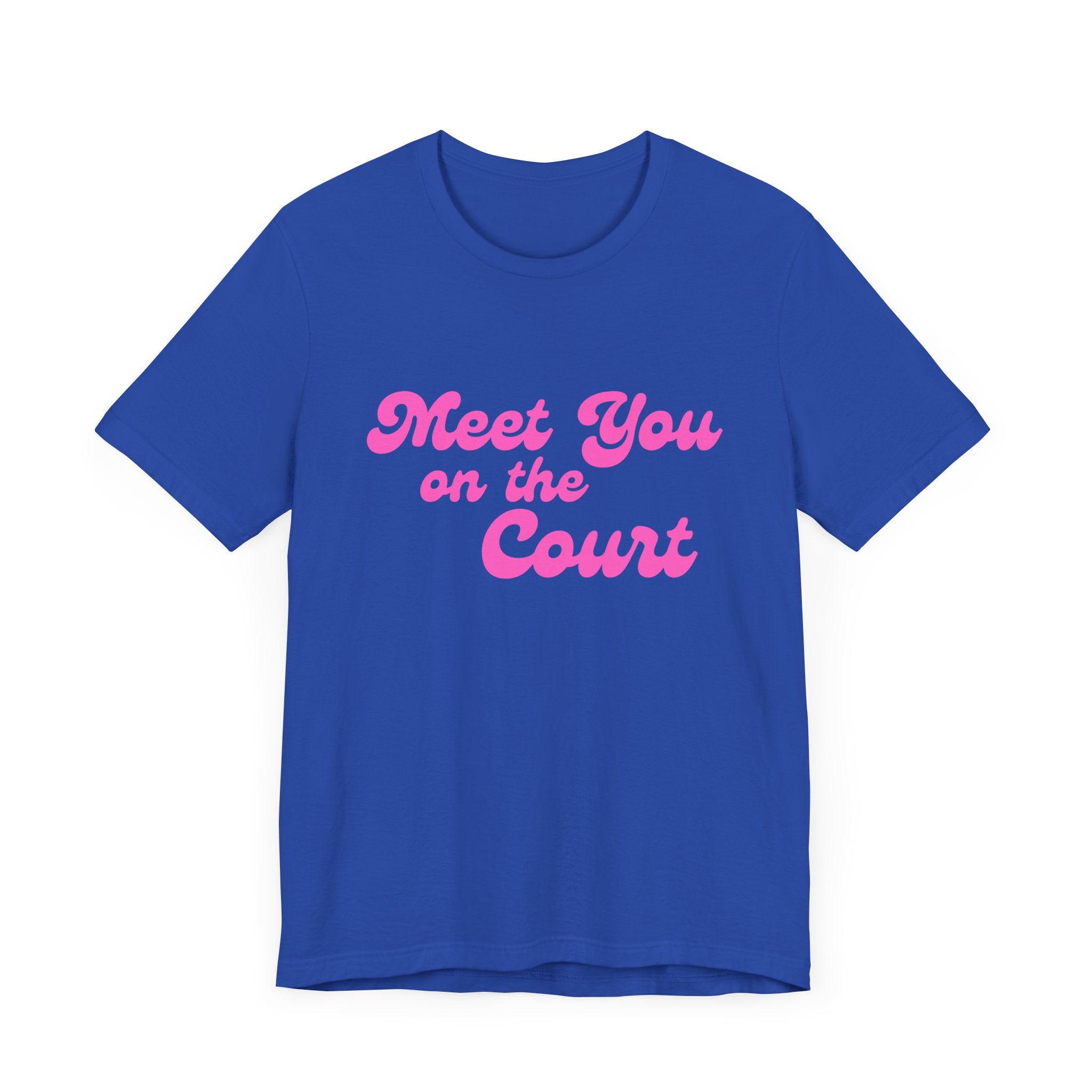 Pickleball T-Shirt | Meet you on the Court | Pink Wednesdays Collection